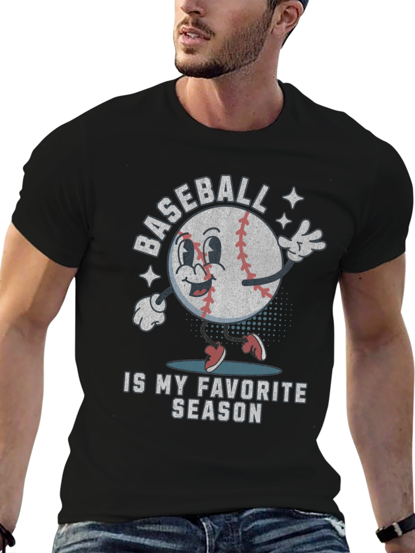 Baseball My Favorite Season Graphic Tee
