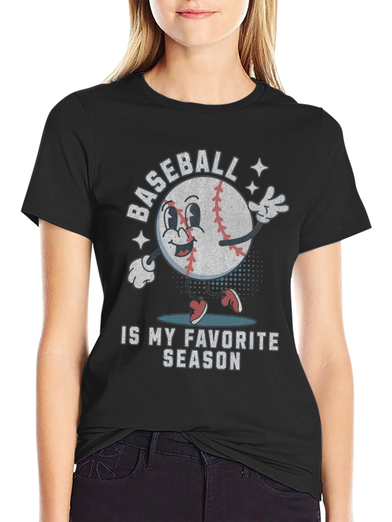 Baseball My Favorite Season Graphic Tee