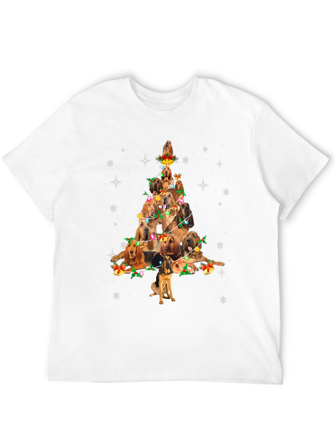 Dog Breed Christmas Tree Graphic Tee