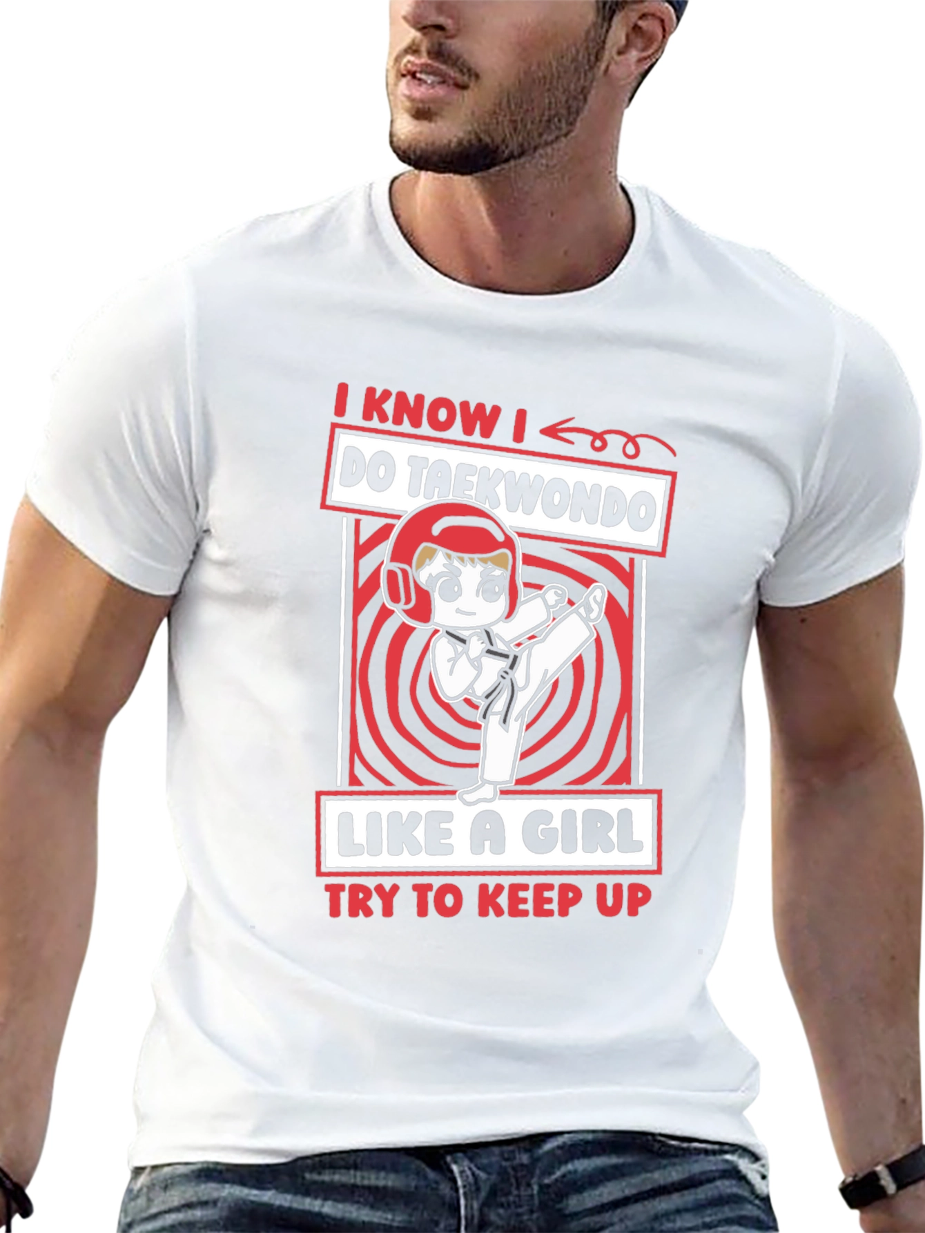 Taekwondo Girls T-Shirt: I Know I Do Taekwondo