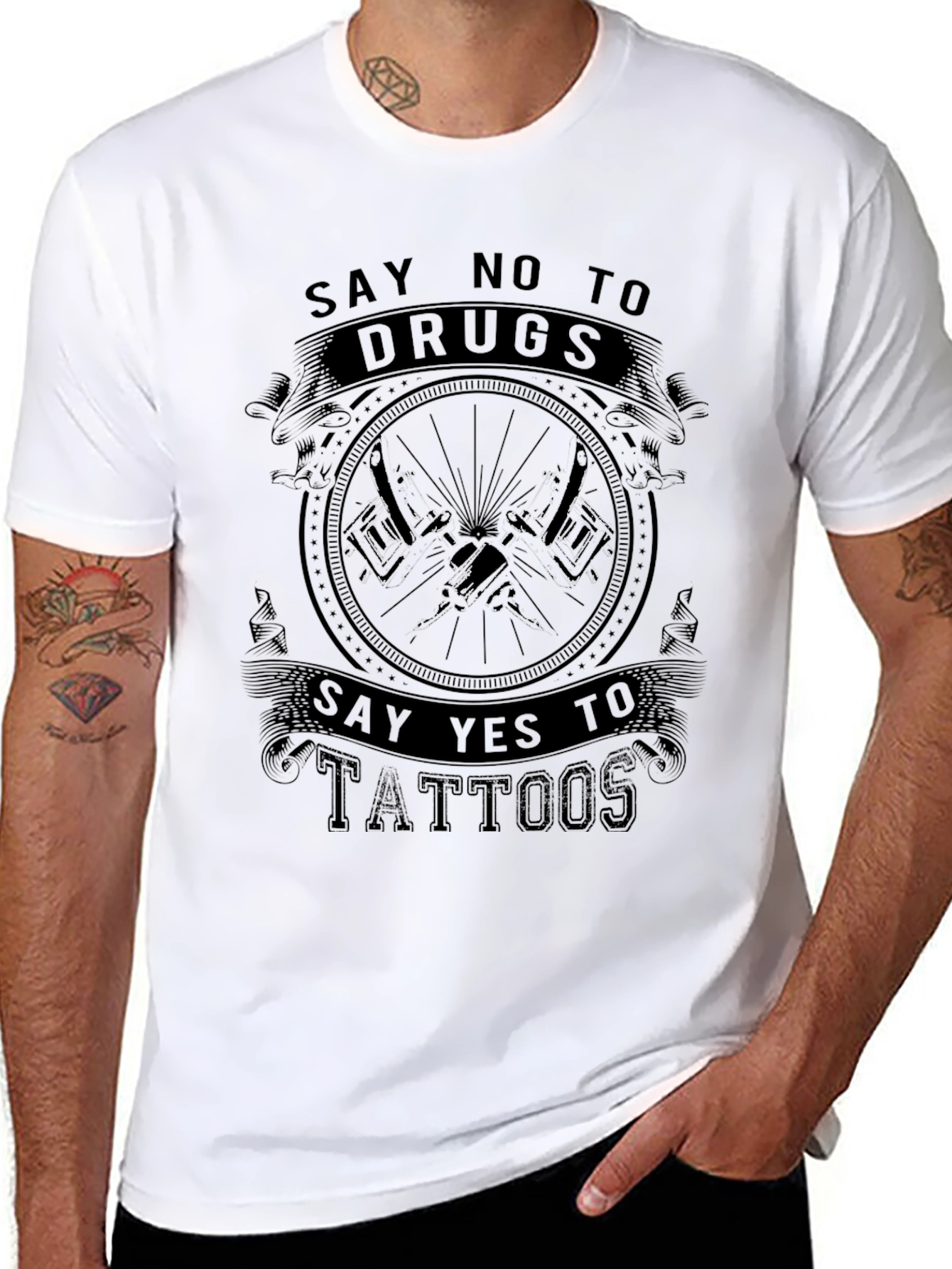 Say No to Drugs Say Yes to Tattoos T-Shirt