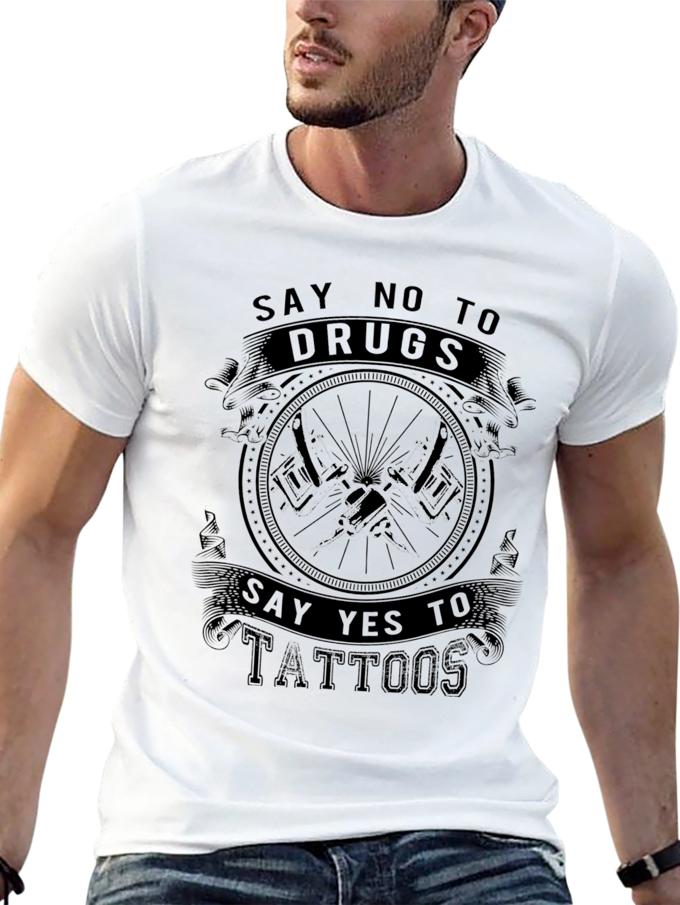Say No to Drugs Say Yes to Tattoos T-Shirt