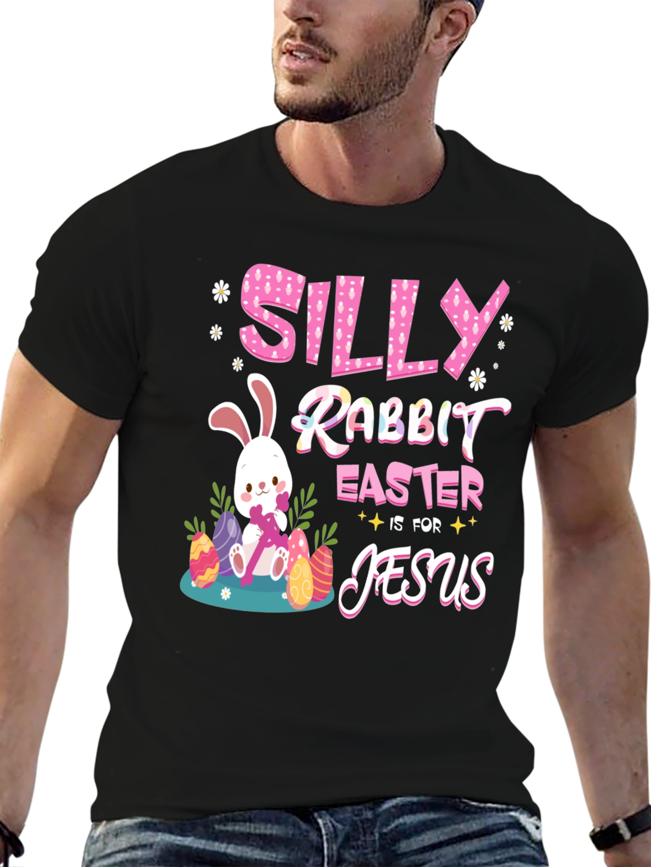 Silly Rabbit Easter is for Jesus T-Shirt