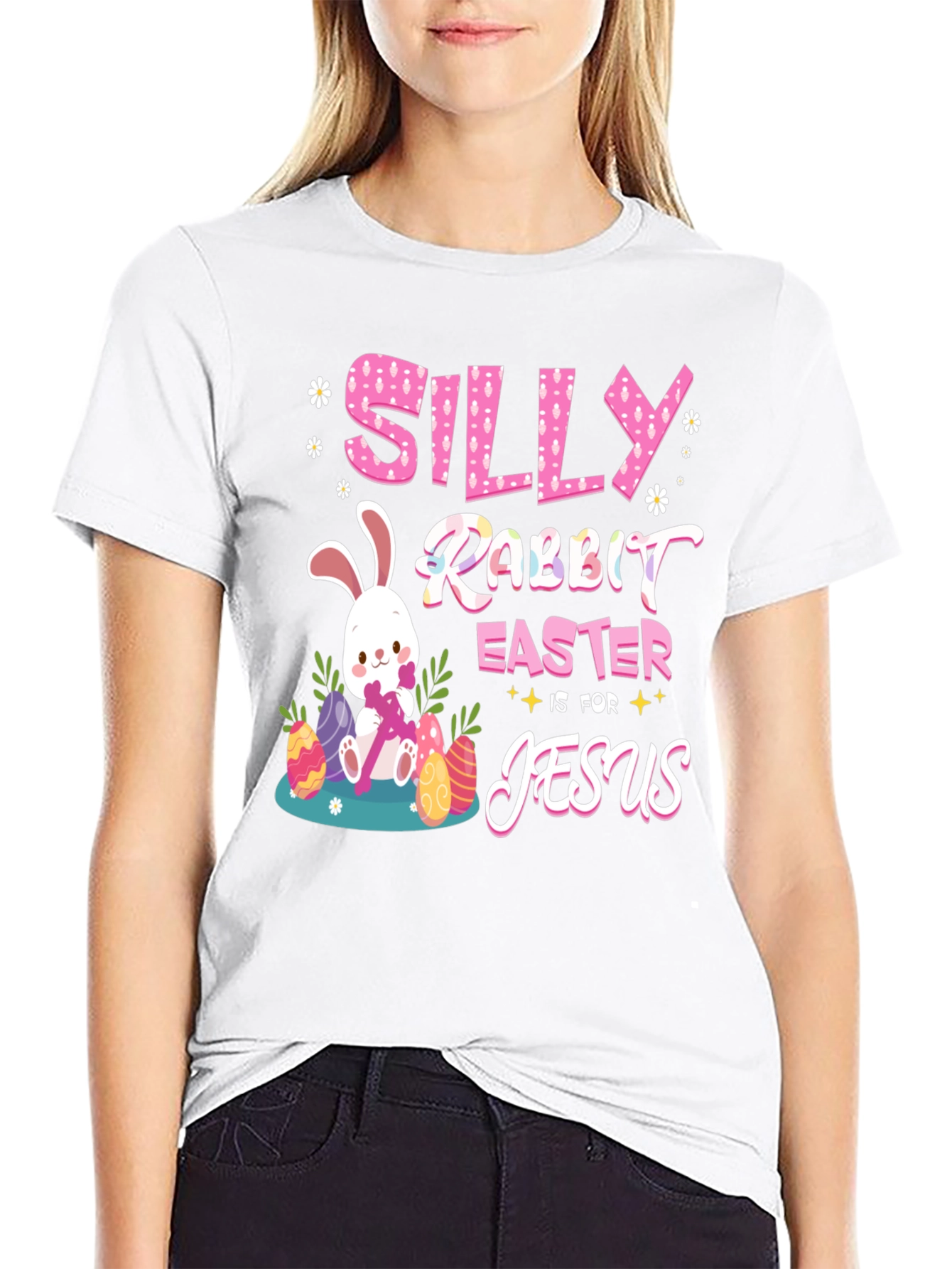 Silly Rabbit Easter is for Jesus T-Shirt