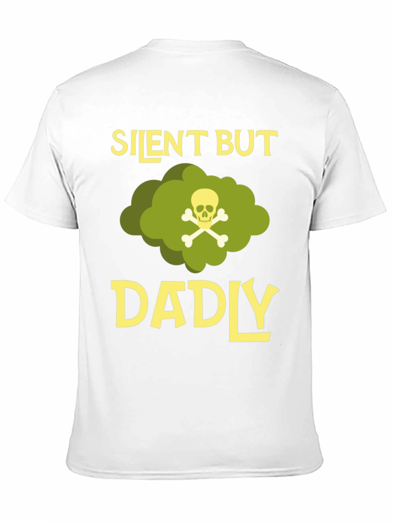 Silent But Dadly T-Shirt - Funny Fathers Day Gift