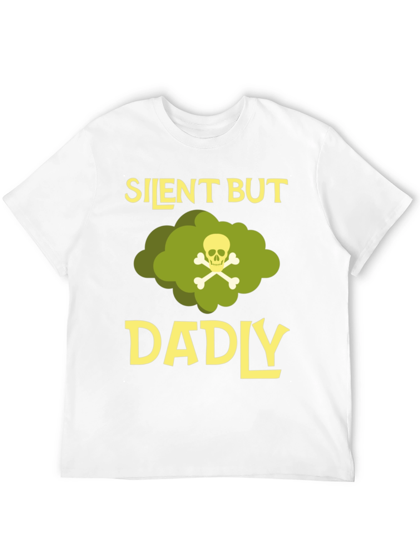 Silent But Dadly T-Shirt - Funny Fathers Day Gift
