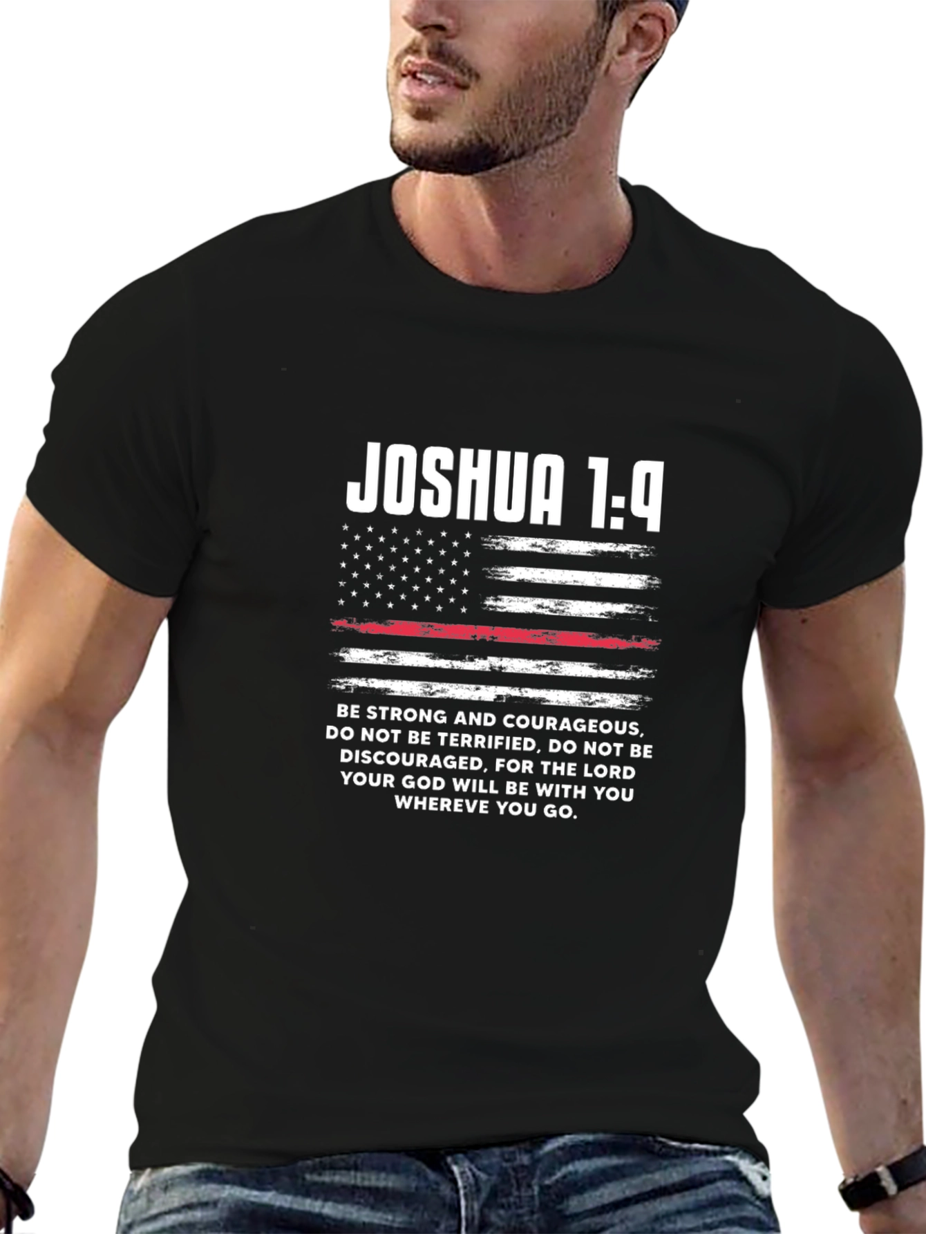 Joshua 1:9 T-Shirt - Be Strong and Courageous