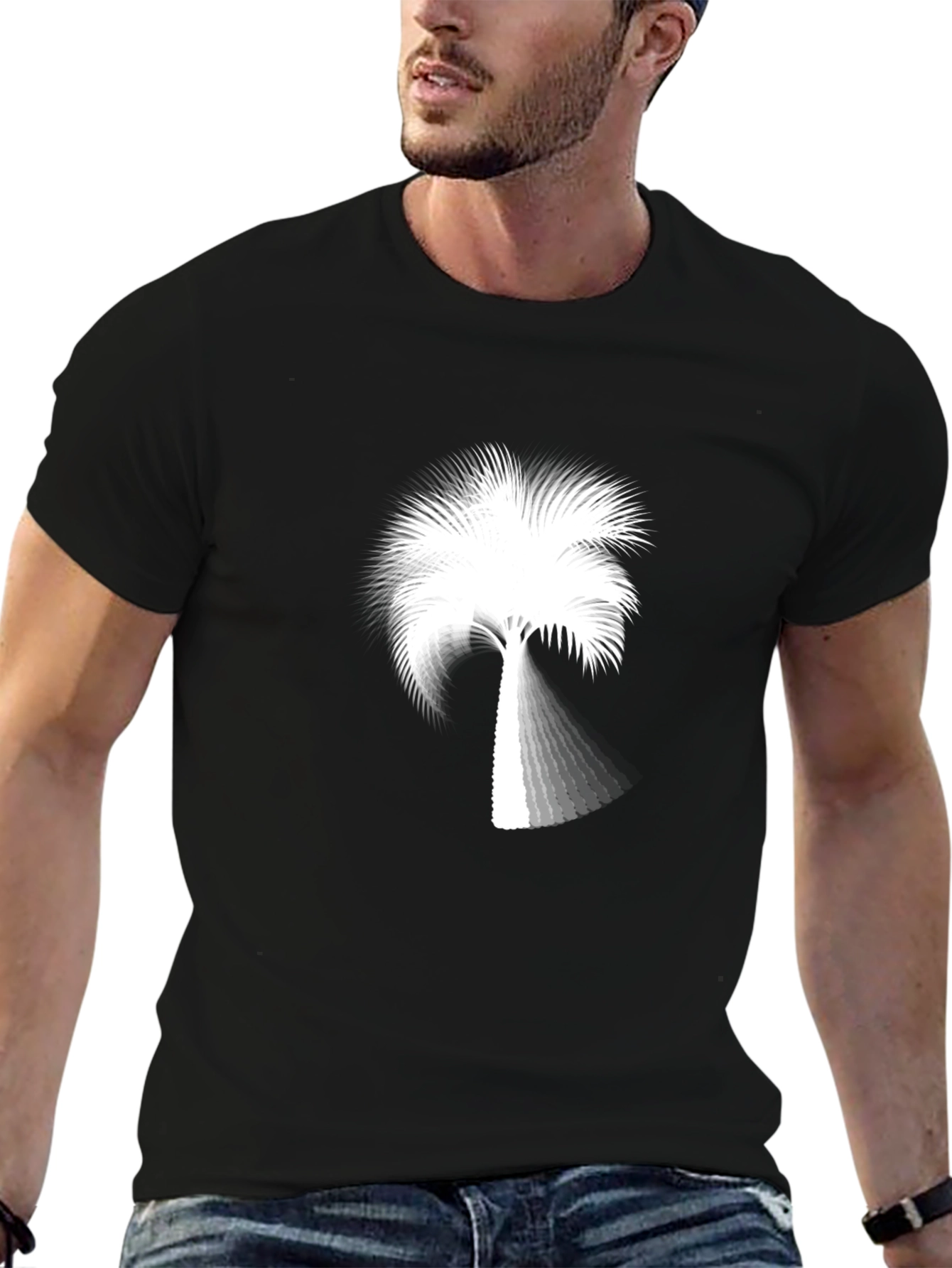 Palm Tree Graphic Tee - Casual Comfort