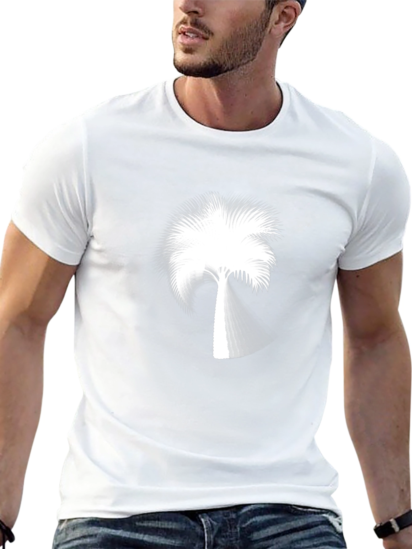 Palm Tree Graphic Tee - Casual Comfort