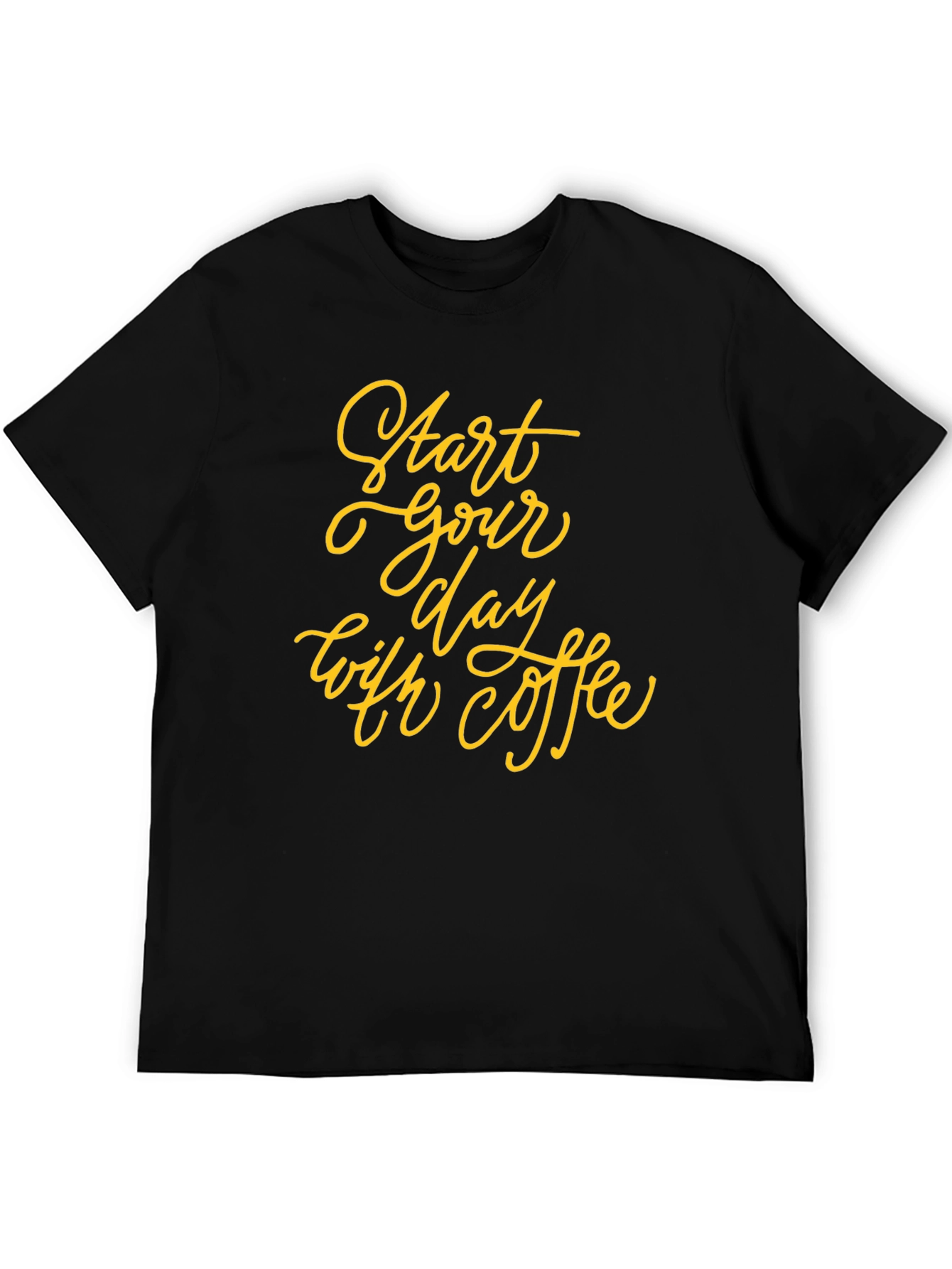 Start Your Day with Coffee Graphic Tee