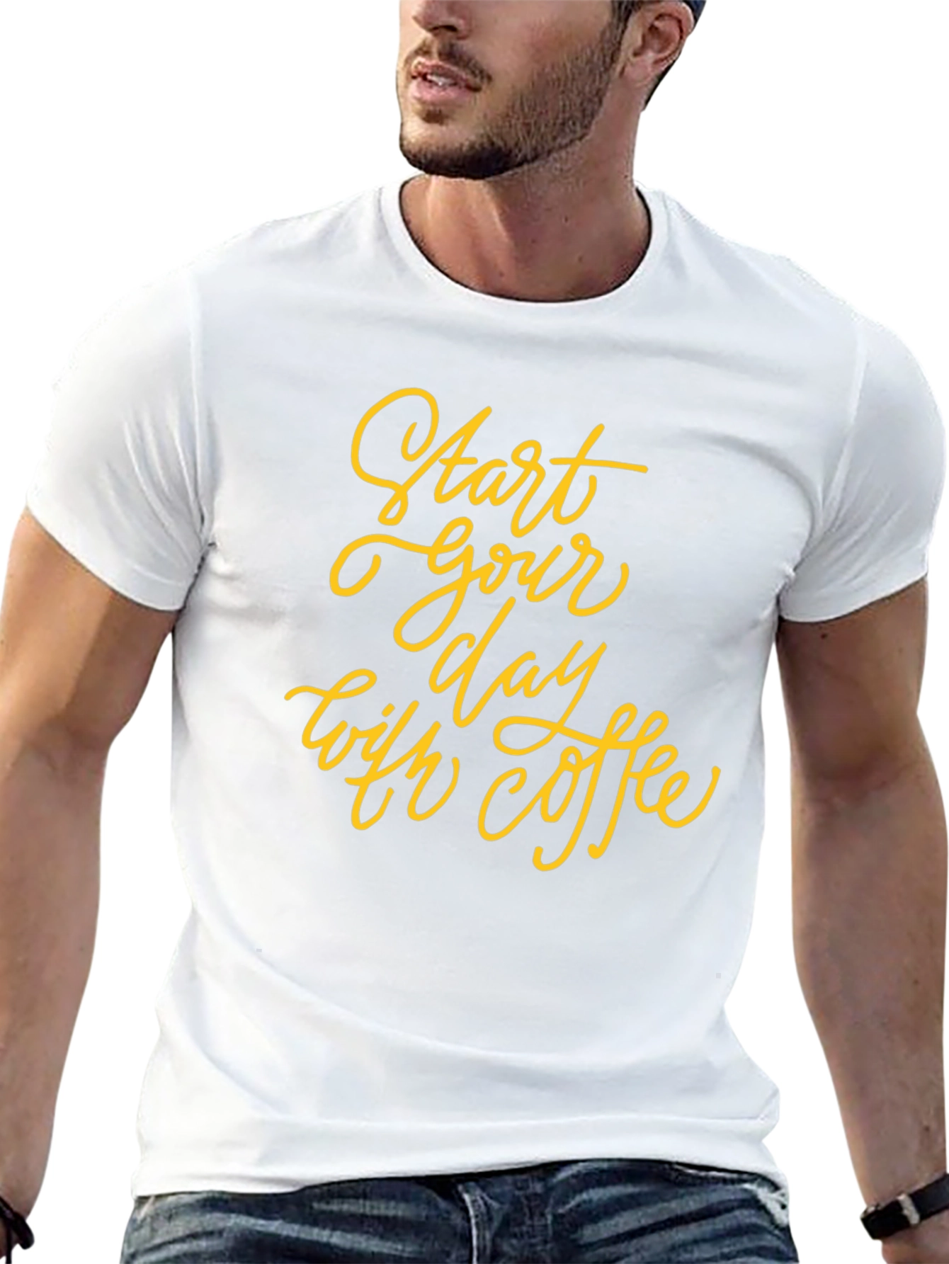 Start Your Day with Coffee Graphic Tee