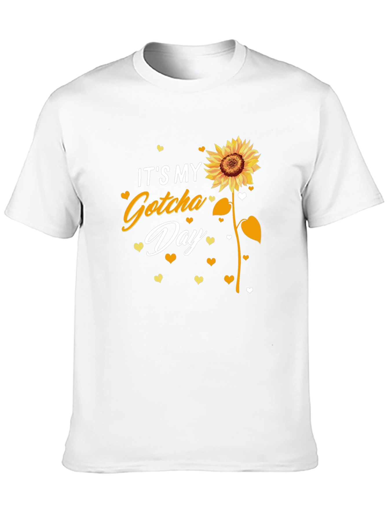 Its My Gotcha Day Sunflower Graphic Tee