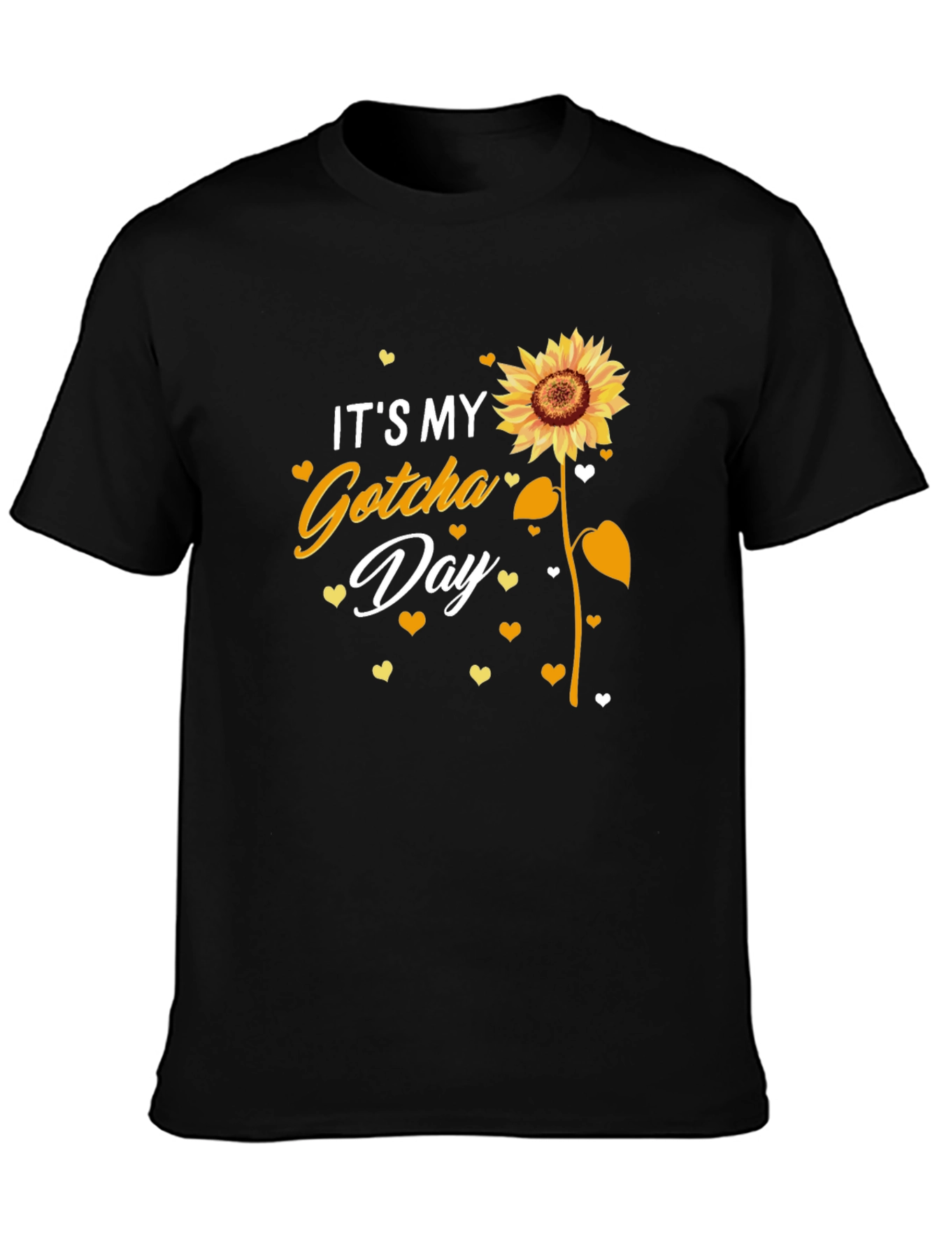 Its My Gotcha Day Sunflower Graphic Tee