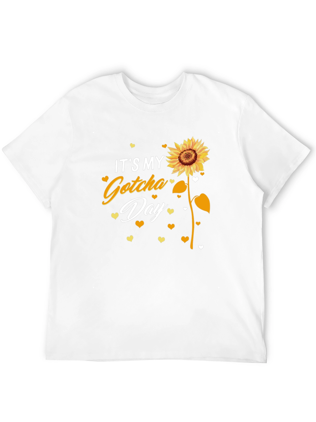 Its My Gotcha Day Sunflower Graphic Tee