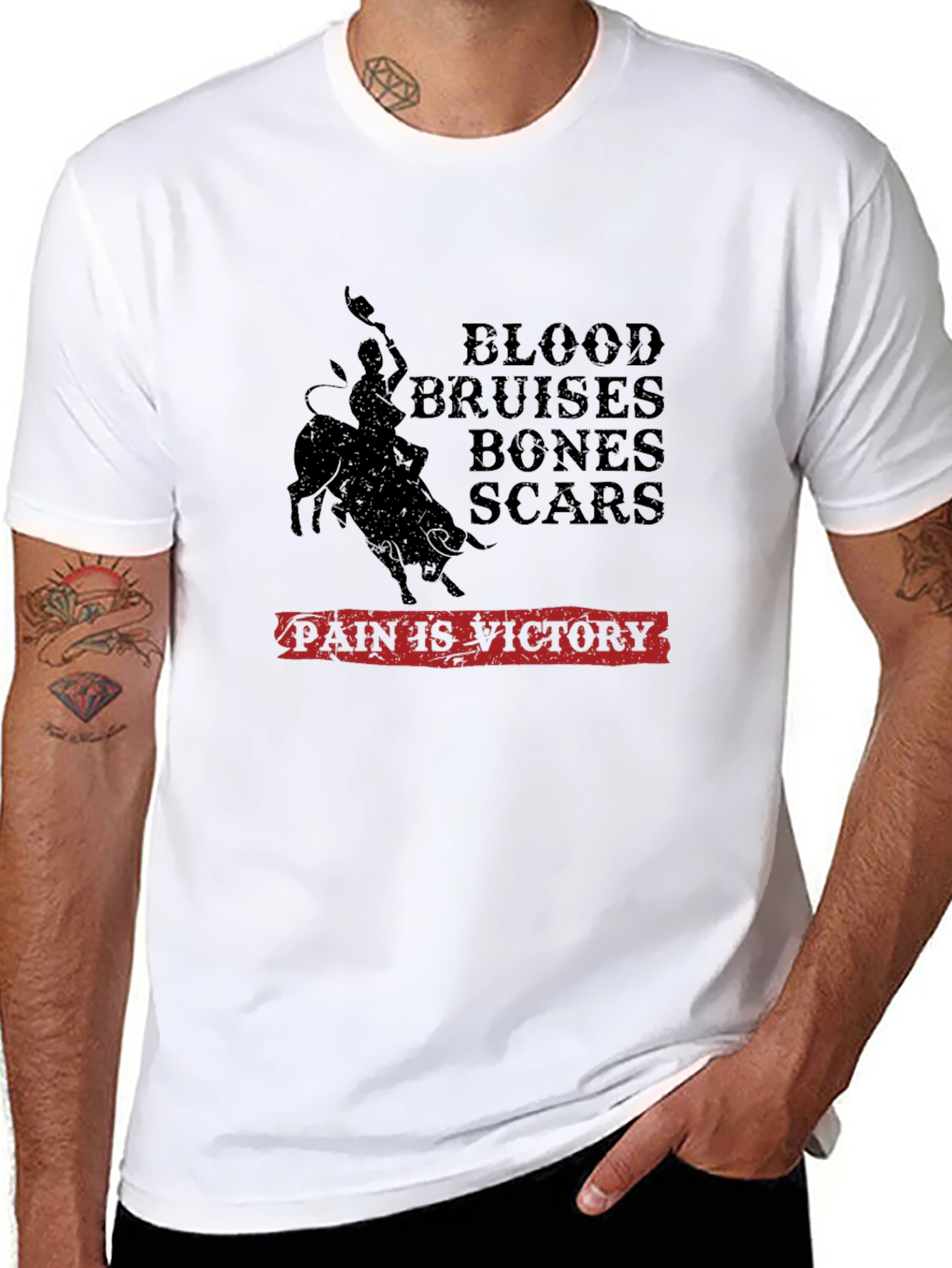 Blood Bruises Bones Scars T-Shirt