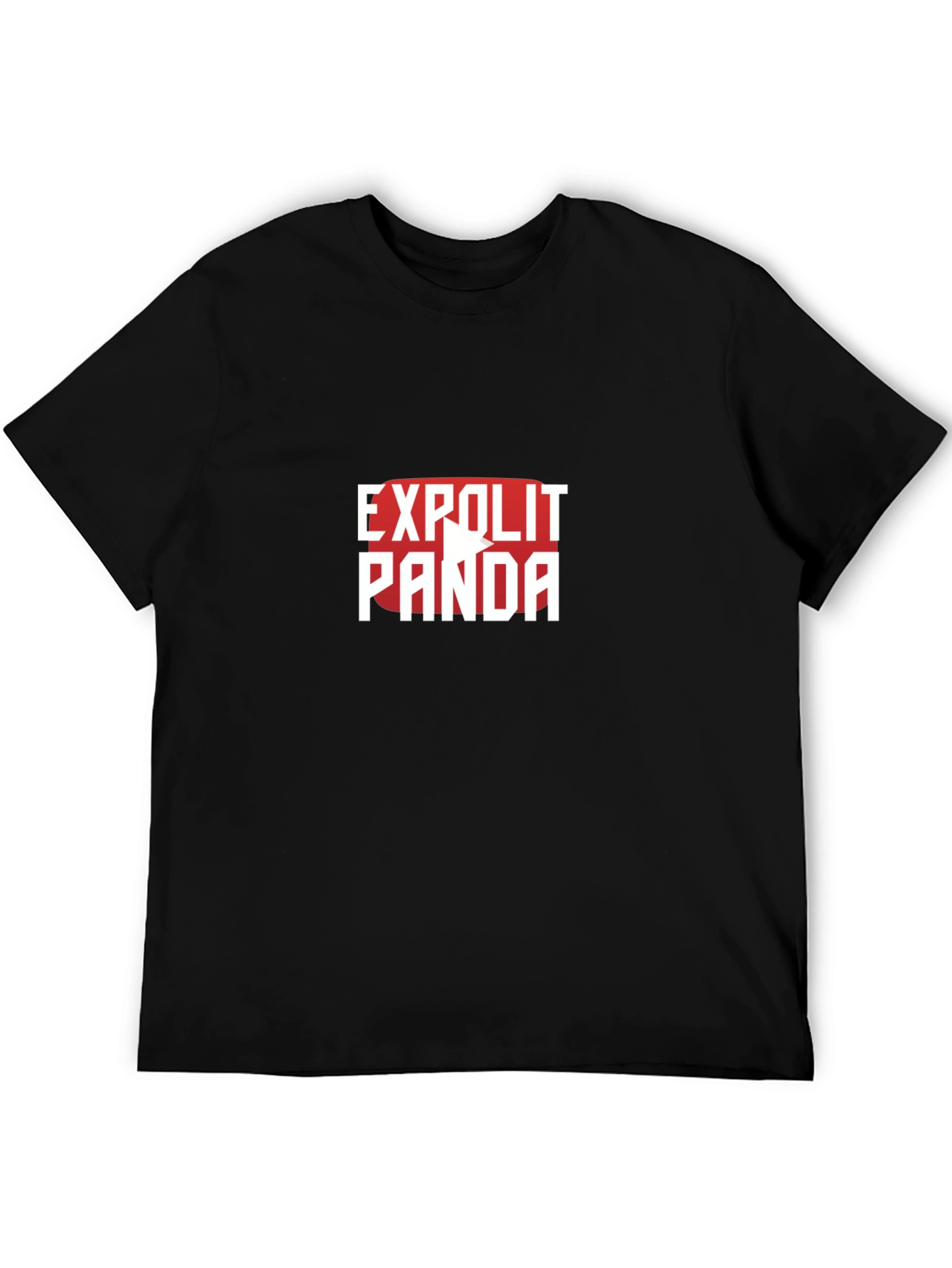 Exploit Panda Black T-Shirt