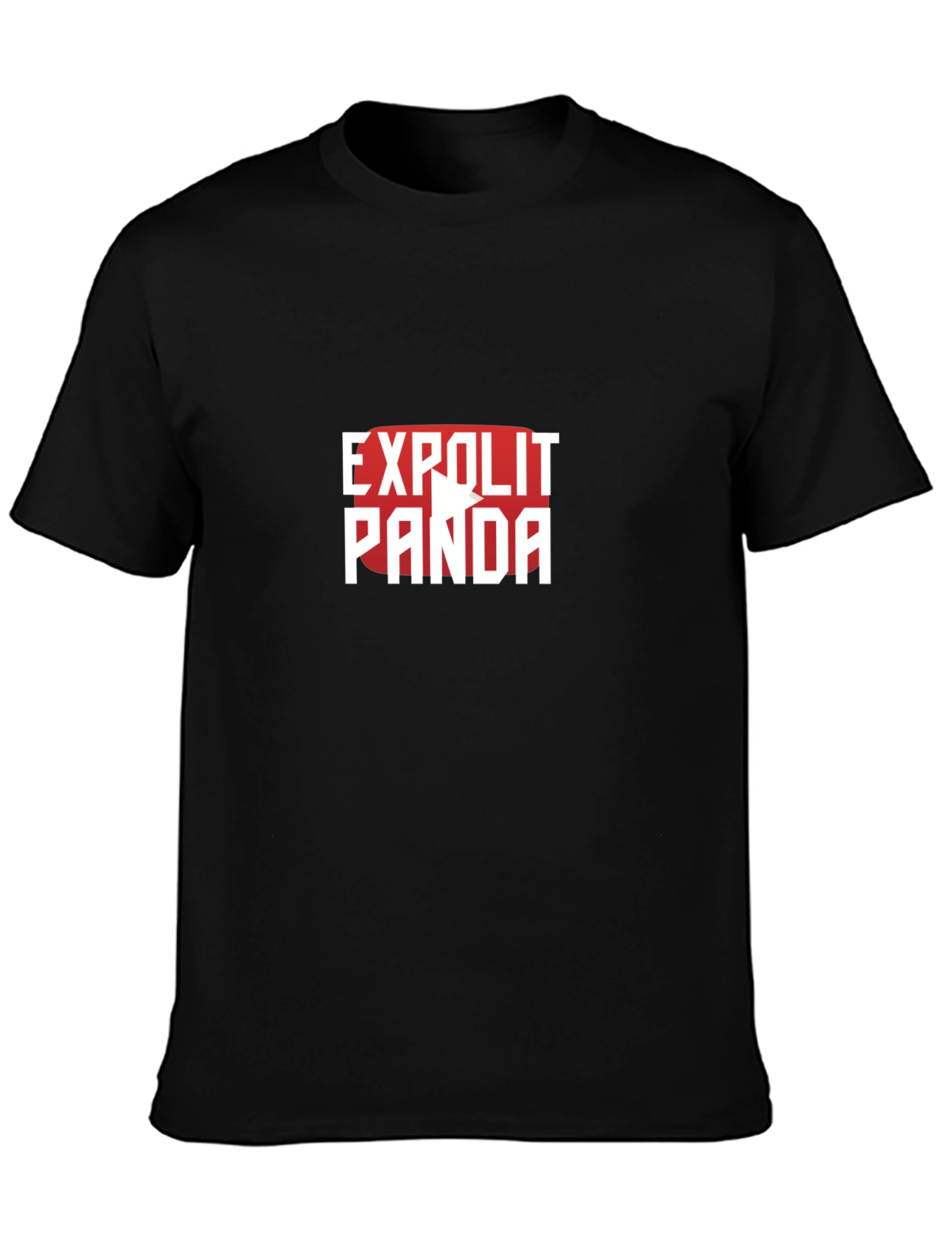 Exploit Panda Black T-Shirt