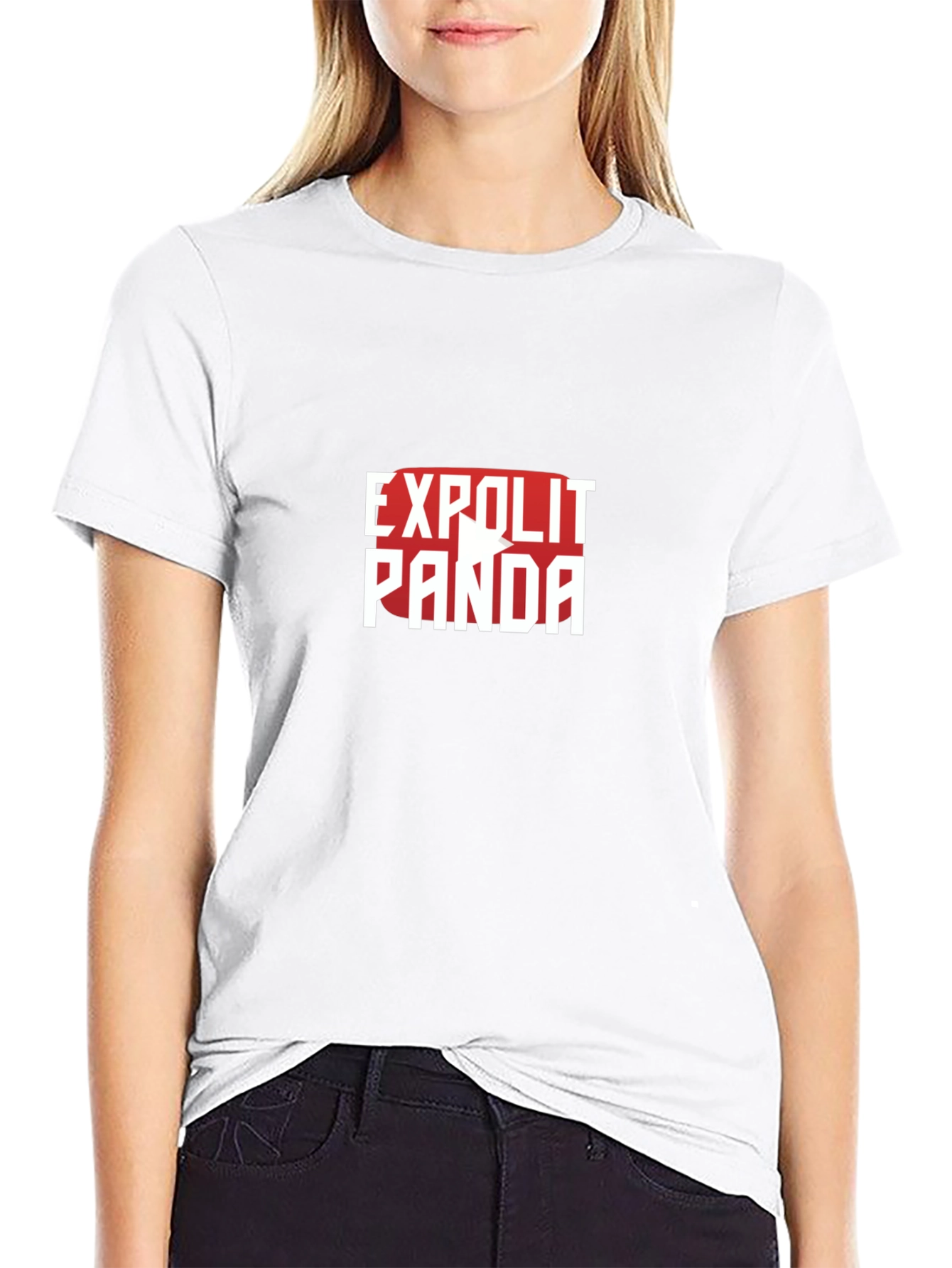 Exploit Panda Black T-Shirt