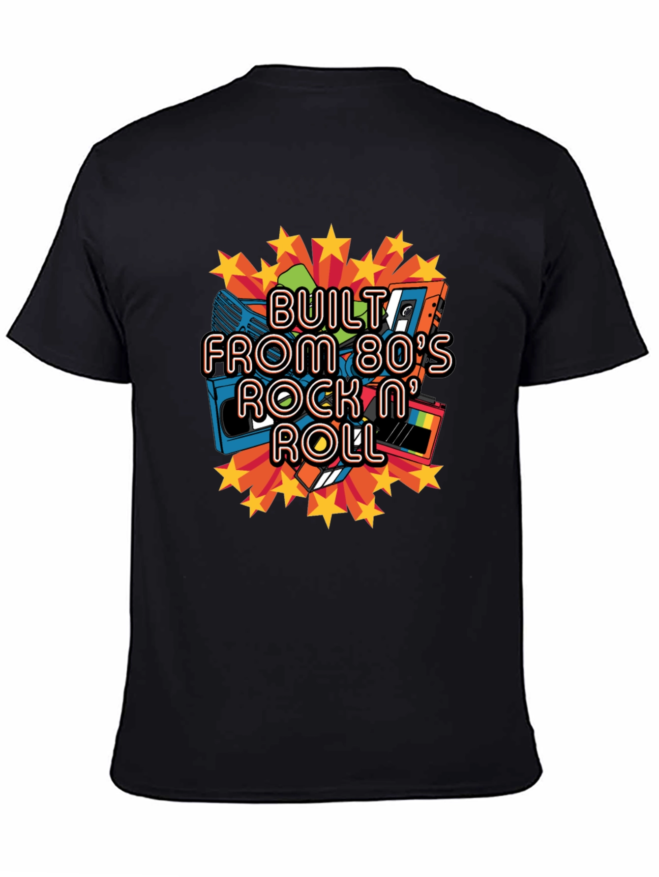 Built From 80s Rock n Roll T-Shirt