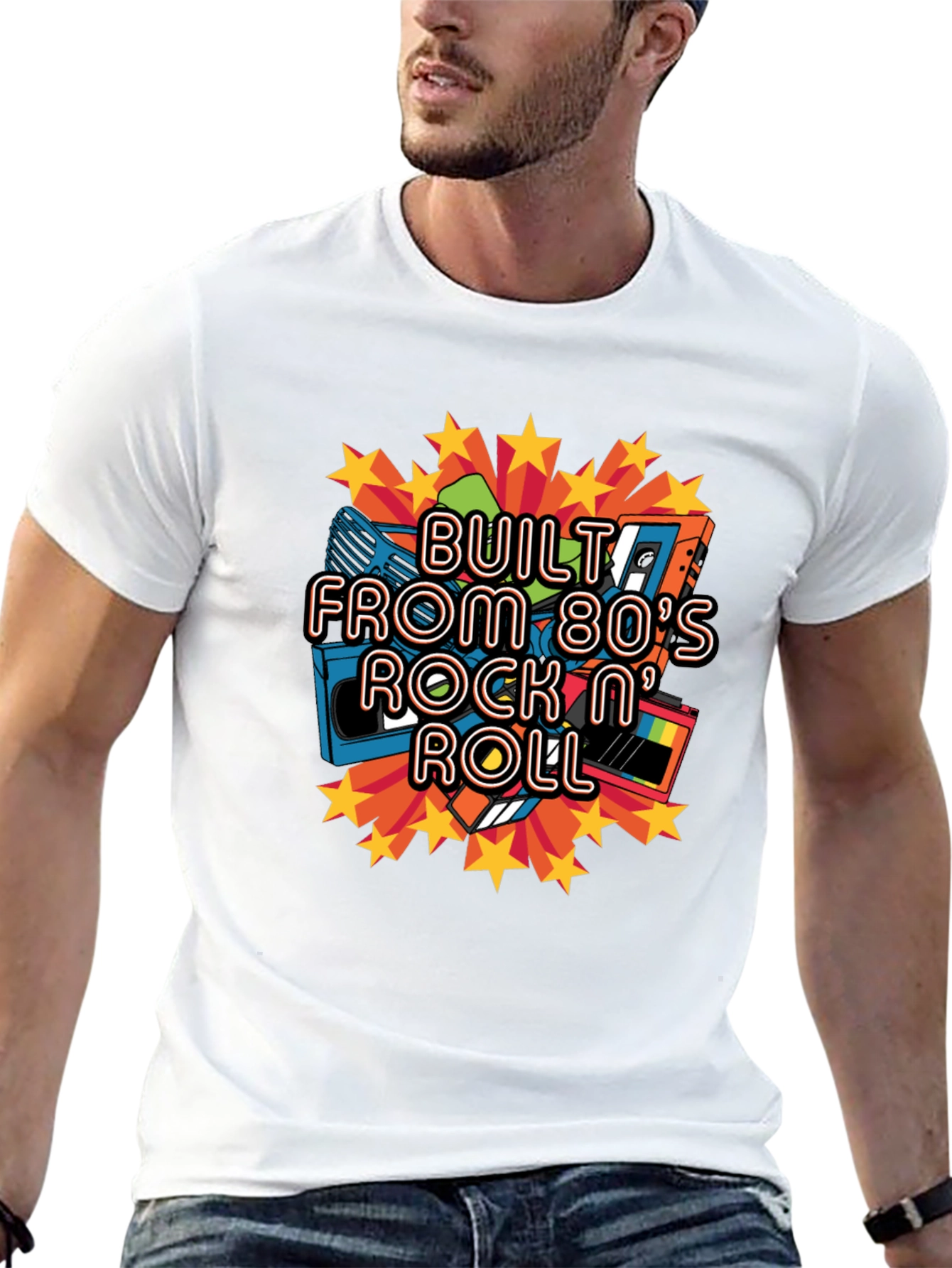 Built From 80s Rock n Roll T-Shirt