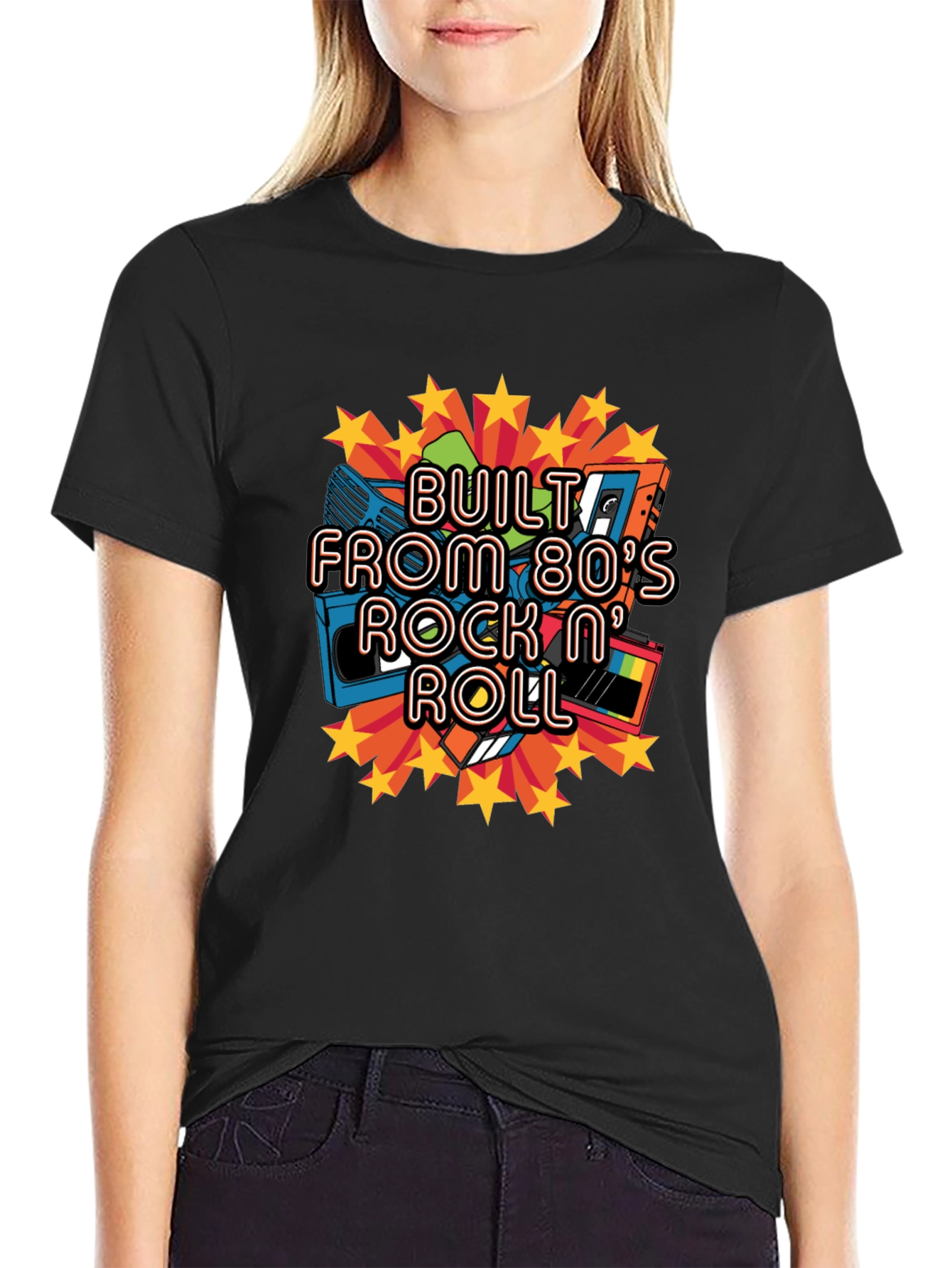 Built From 80s Rock n Roll T-Shirt