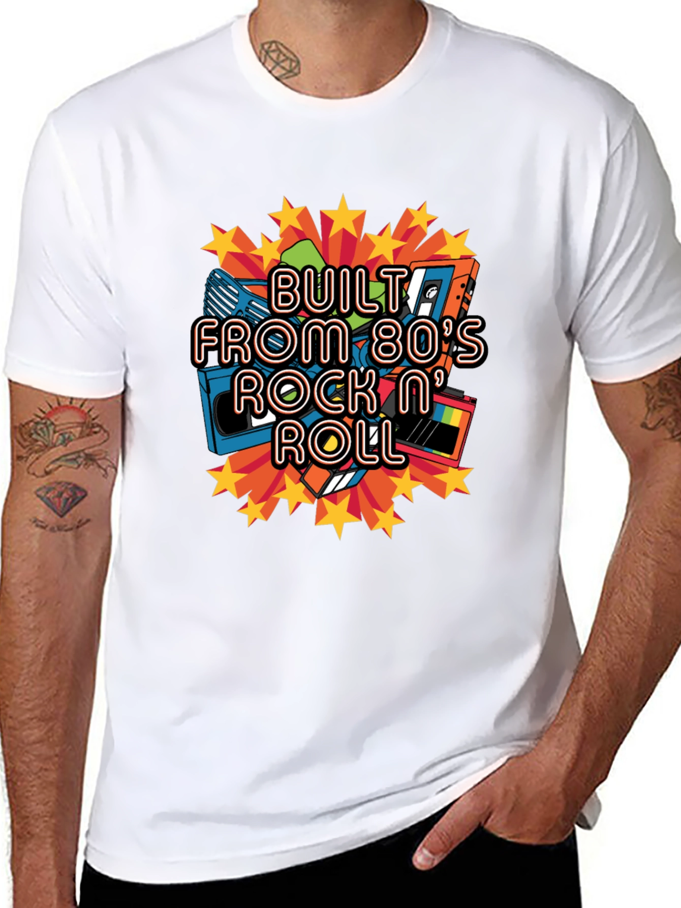 Built From 80s Rock n Roll T-Shirt