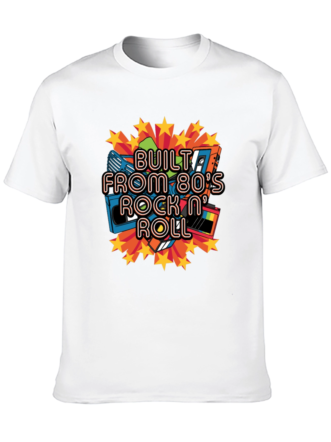Built From 80s Rock n Roll T-Shirt