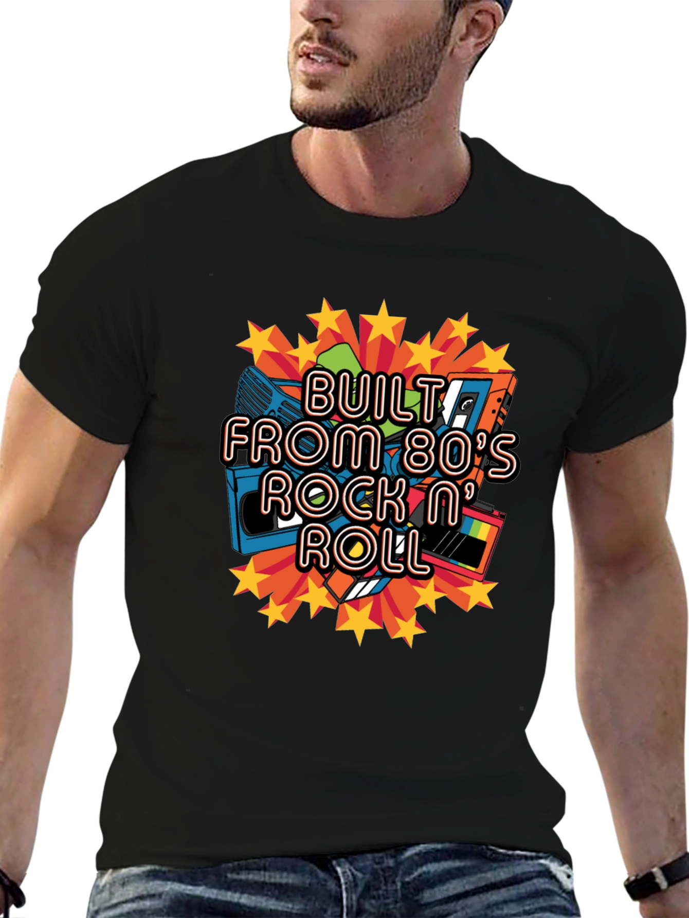 Built From 80s Rock n Roll T-Shirt