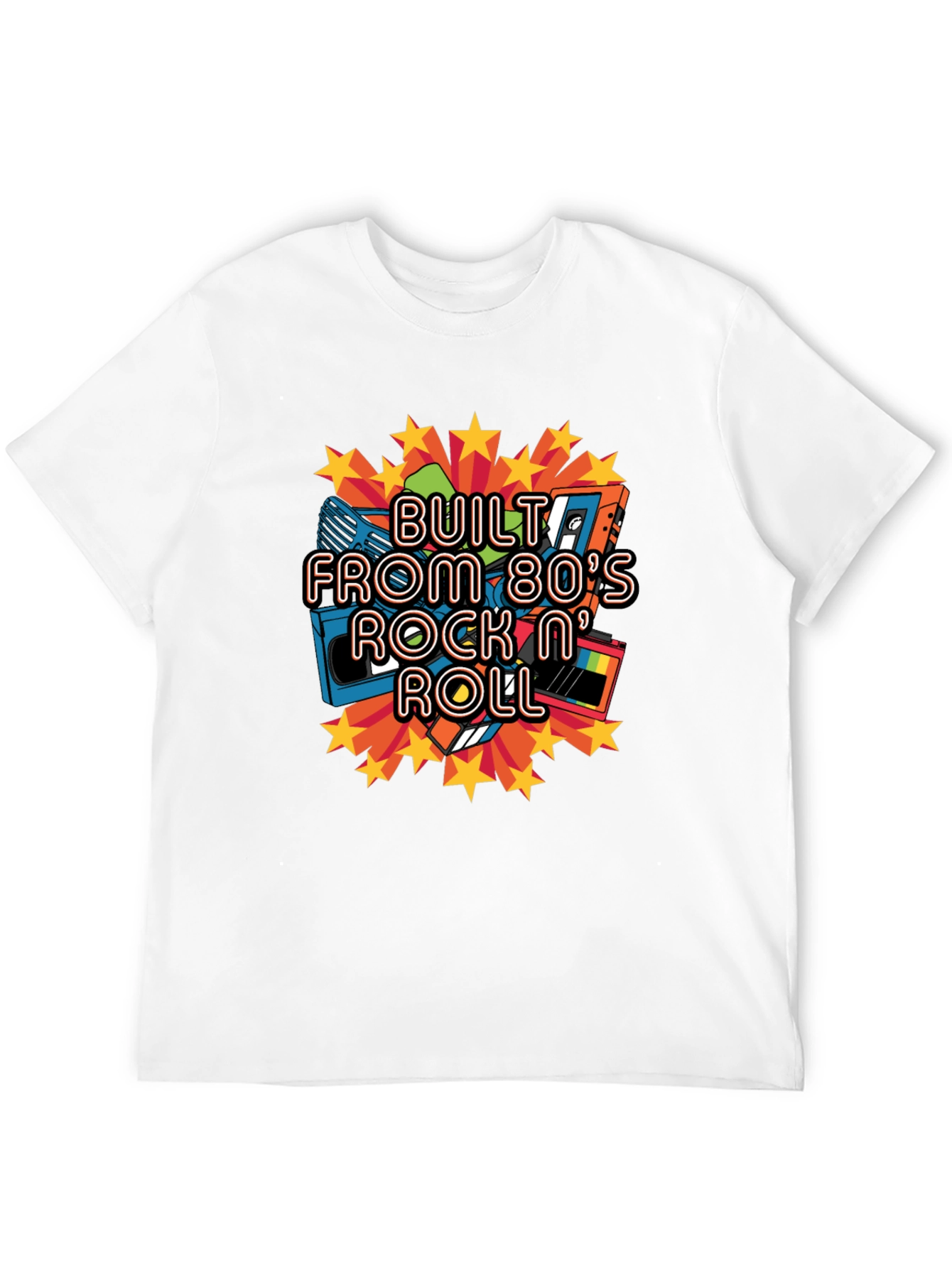 Built From 80s Rock n Roll T-Shirt