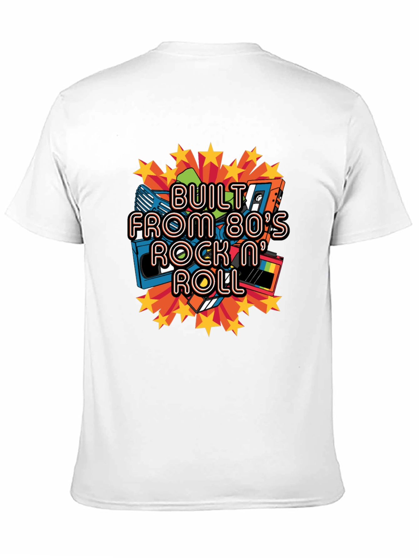 Built From 80s Rock n Roll T-Shirt