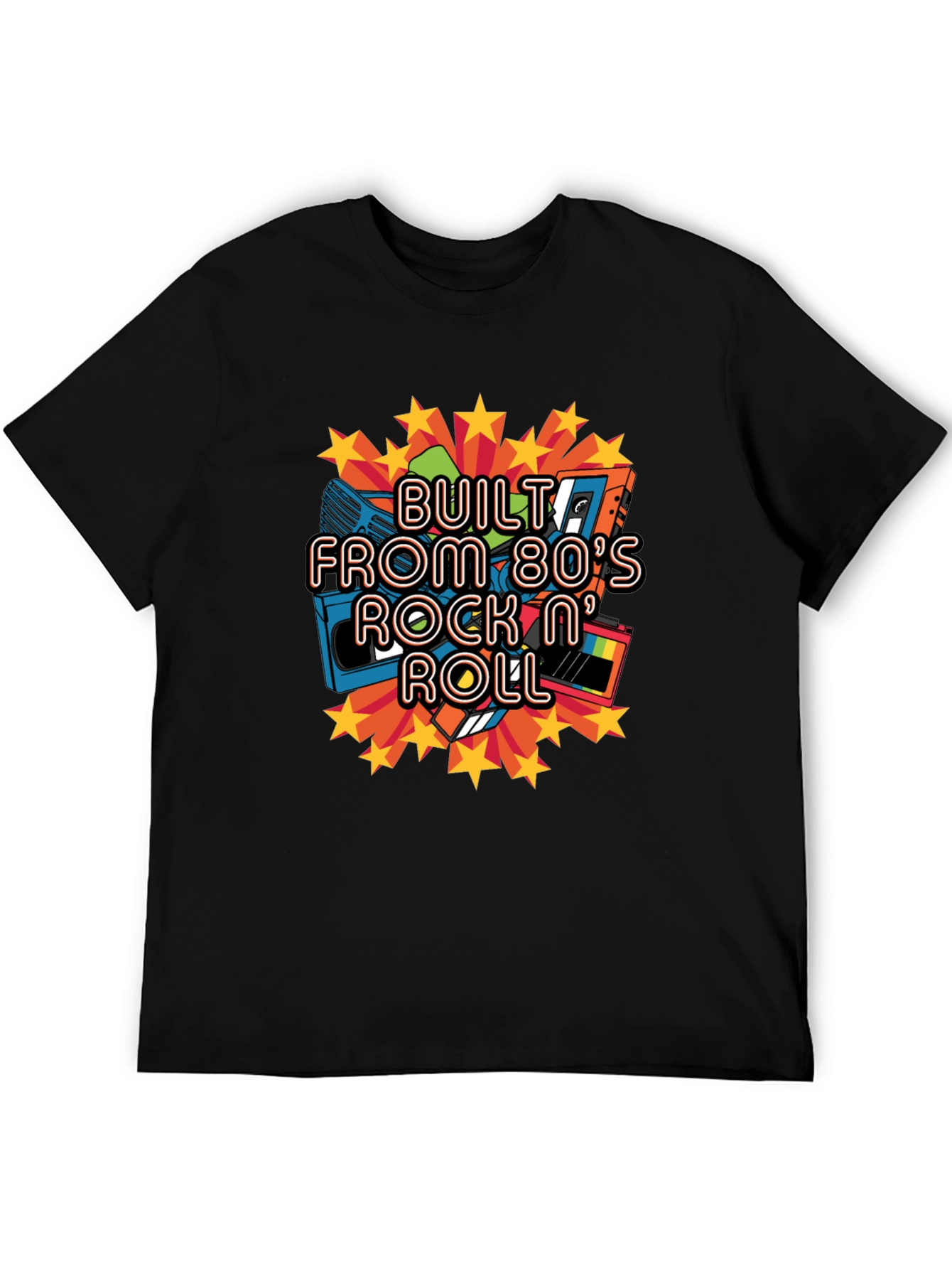 Built From 80s Rock n Roll T-Shirt