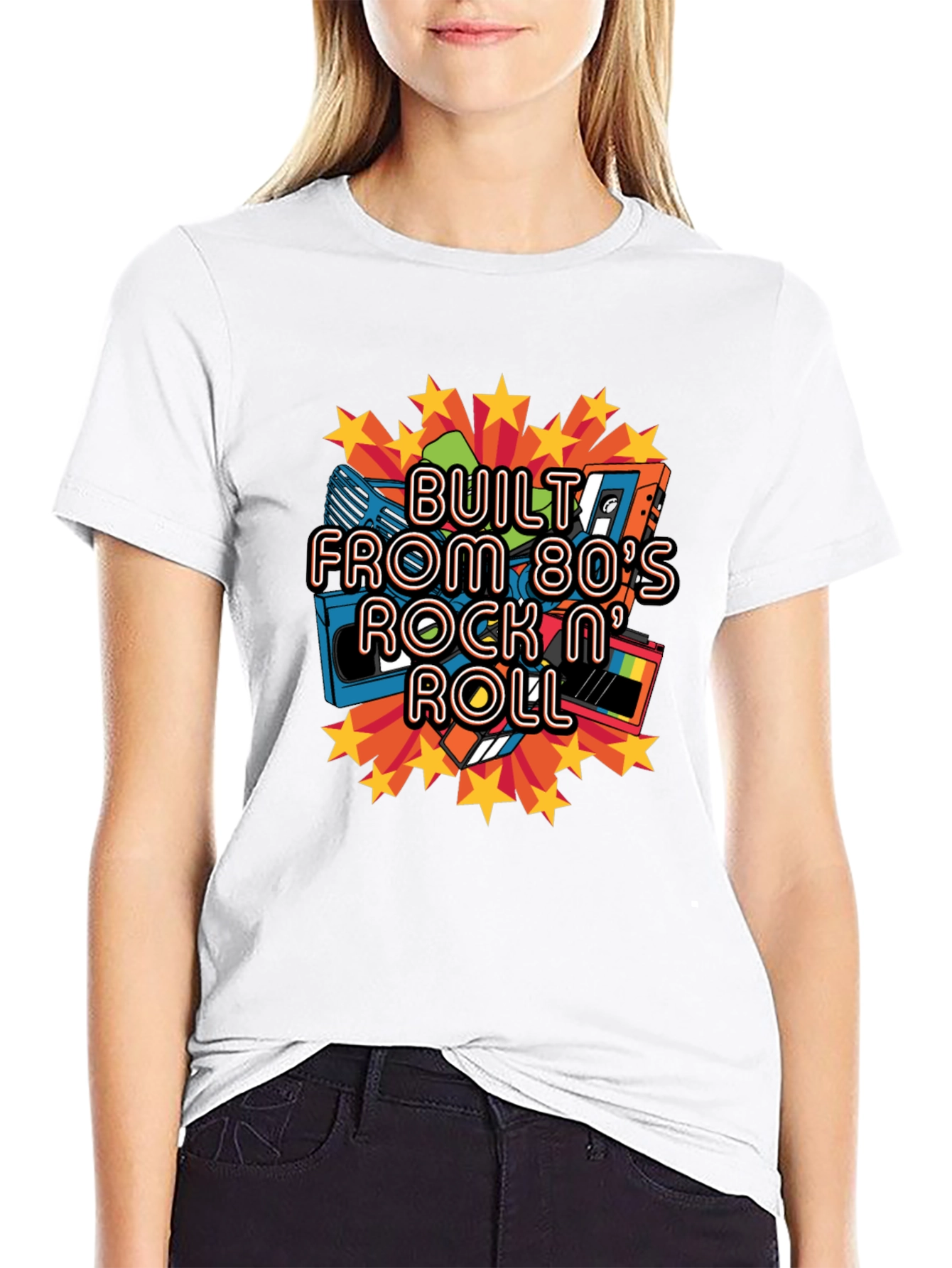 Built From 80s Rock n Roll T-Shirt