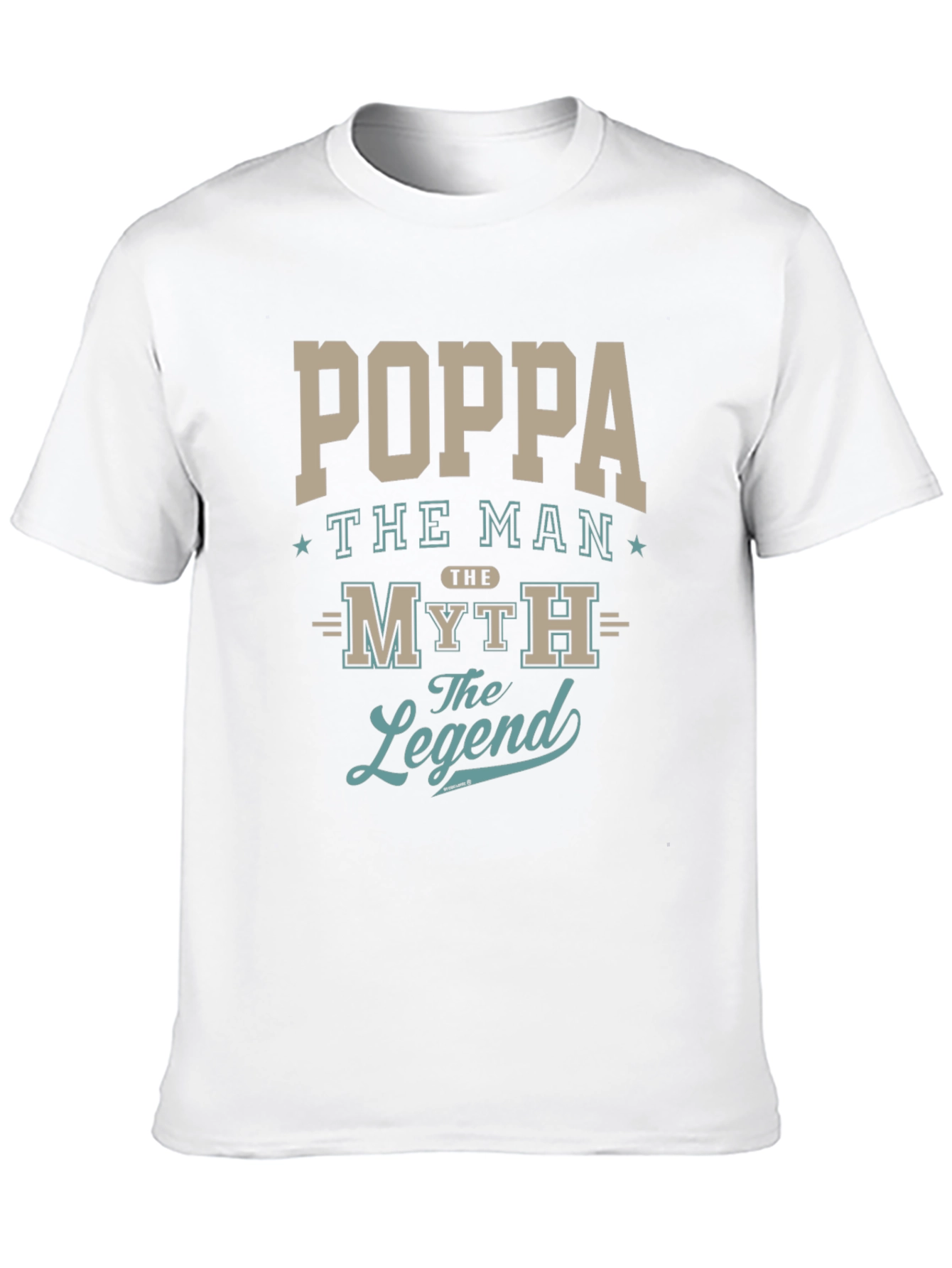 Poppa The Man Myth Legend Graphic T-Shirt