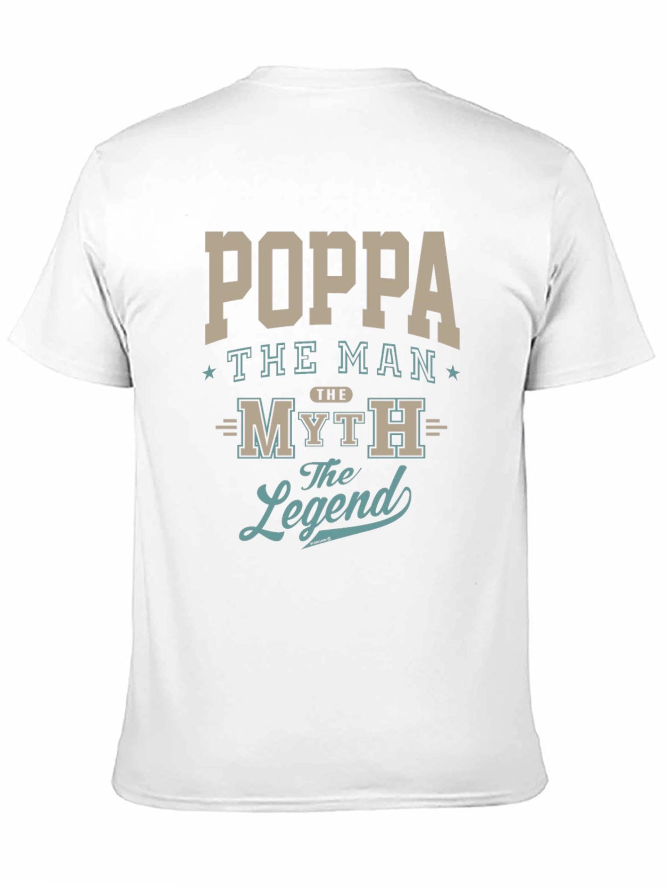Poppa The Man Myth Legend Graphic T-Shirt