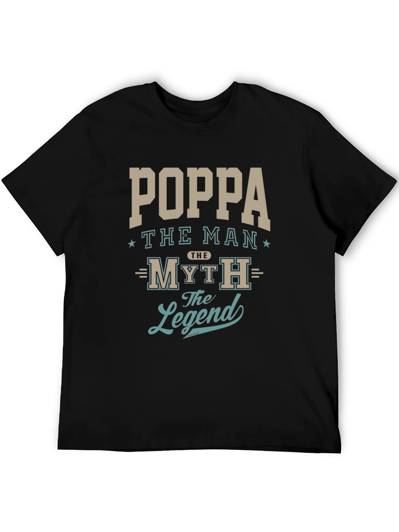 Poppa The Man Myth Legend Graphic T-Shirt