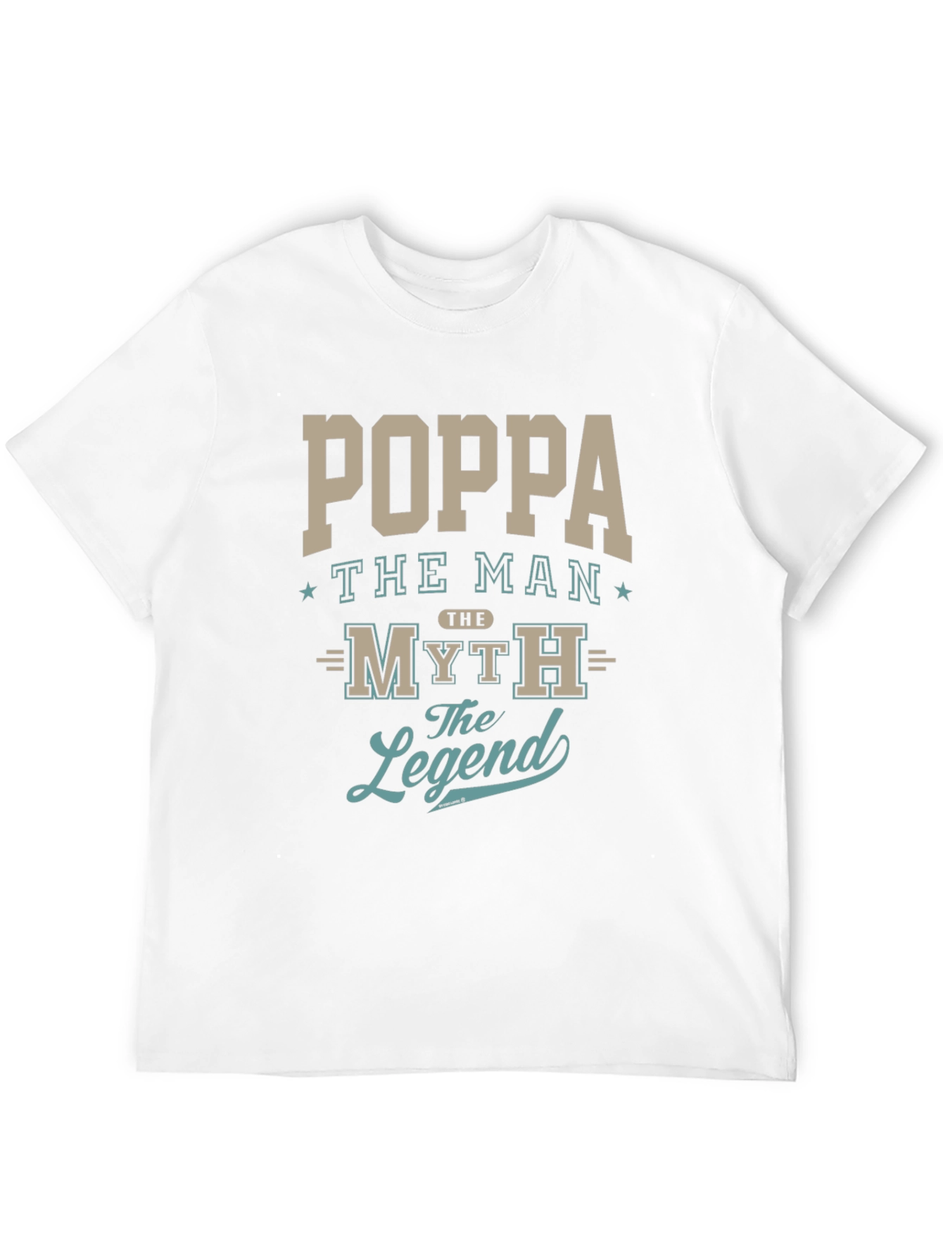 Poppa The Man Myth Legend Graphic T-Shirt