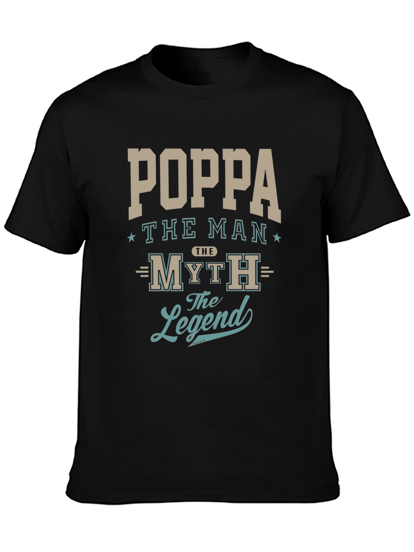 Poppa The Man Myth Legend Graphic T-Shirt