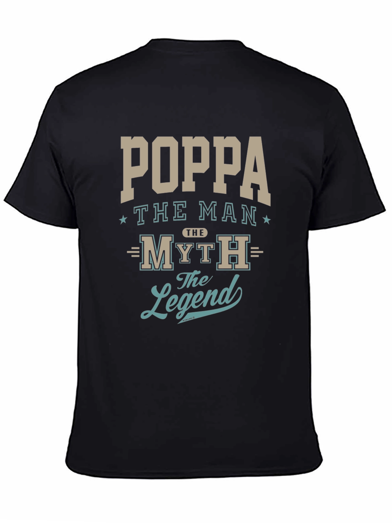 Poppa The Man Myth Legend Graphic T-Shirt