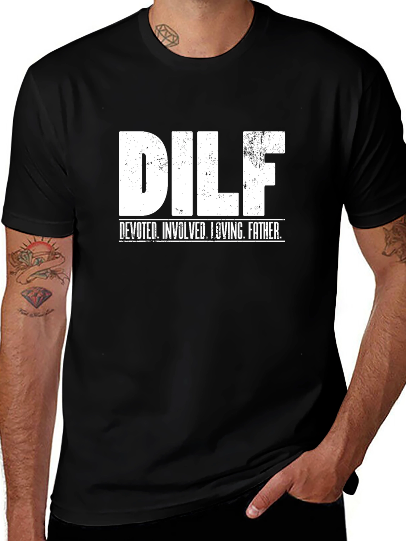 DILF: Devoted Involved Loving Father T-Shirt