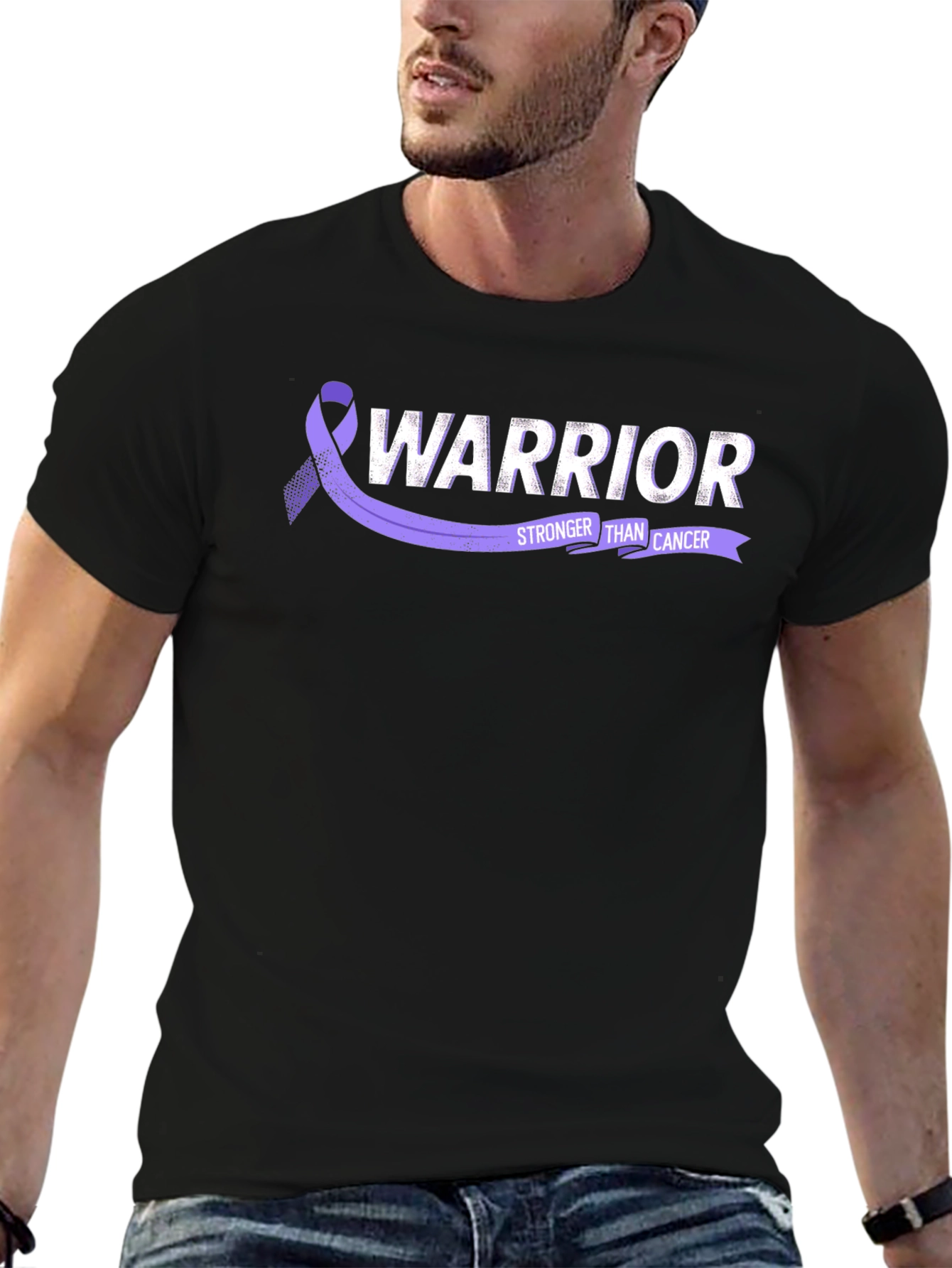 Warrior Stronger Than Cancer Awareness T-Shirt