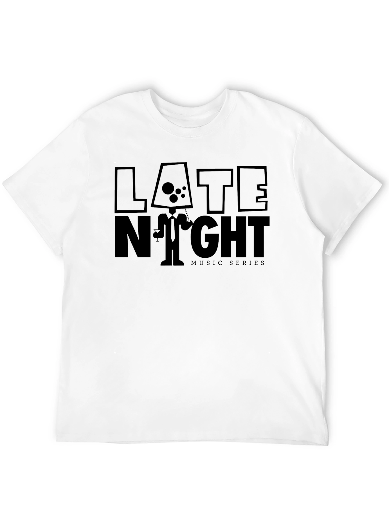 Late Night Music Series Graphic Tee - Black
