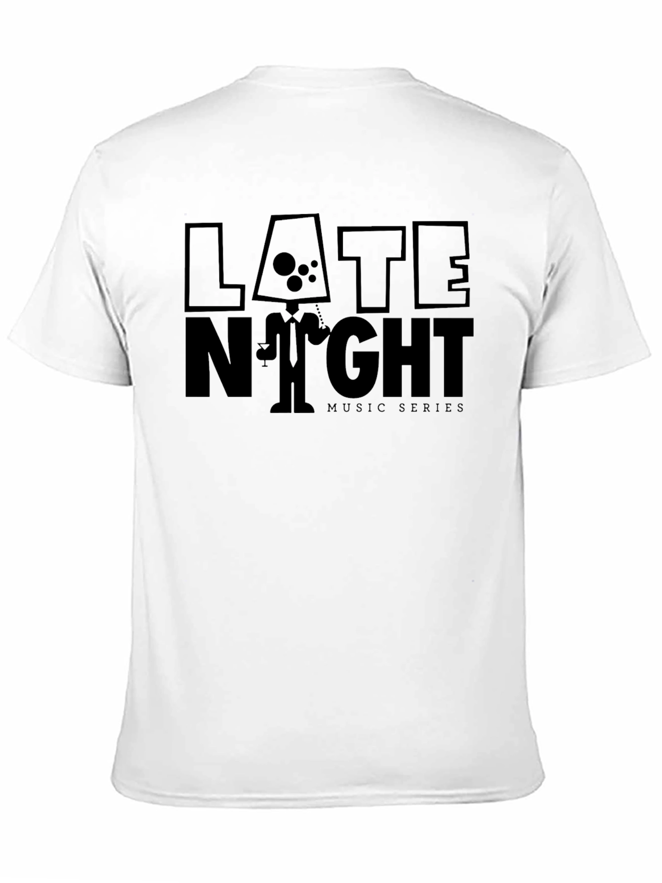 Late Night Music Series Graphic Tee - Black