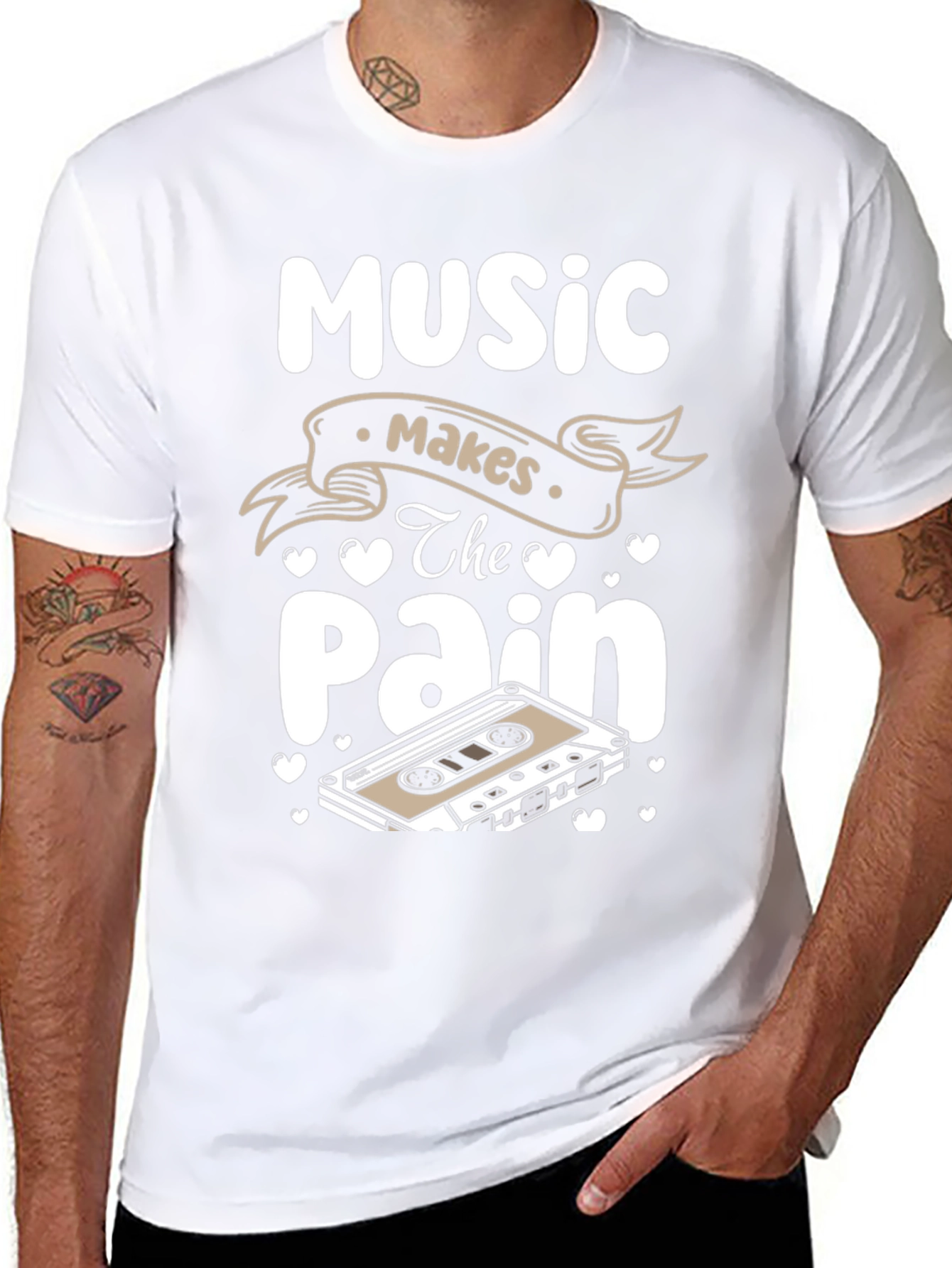 Music Makes The Pain Away T-Shirt