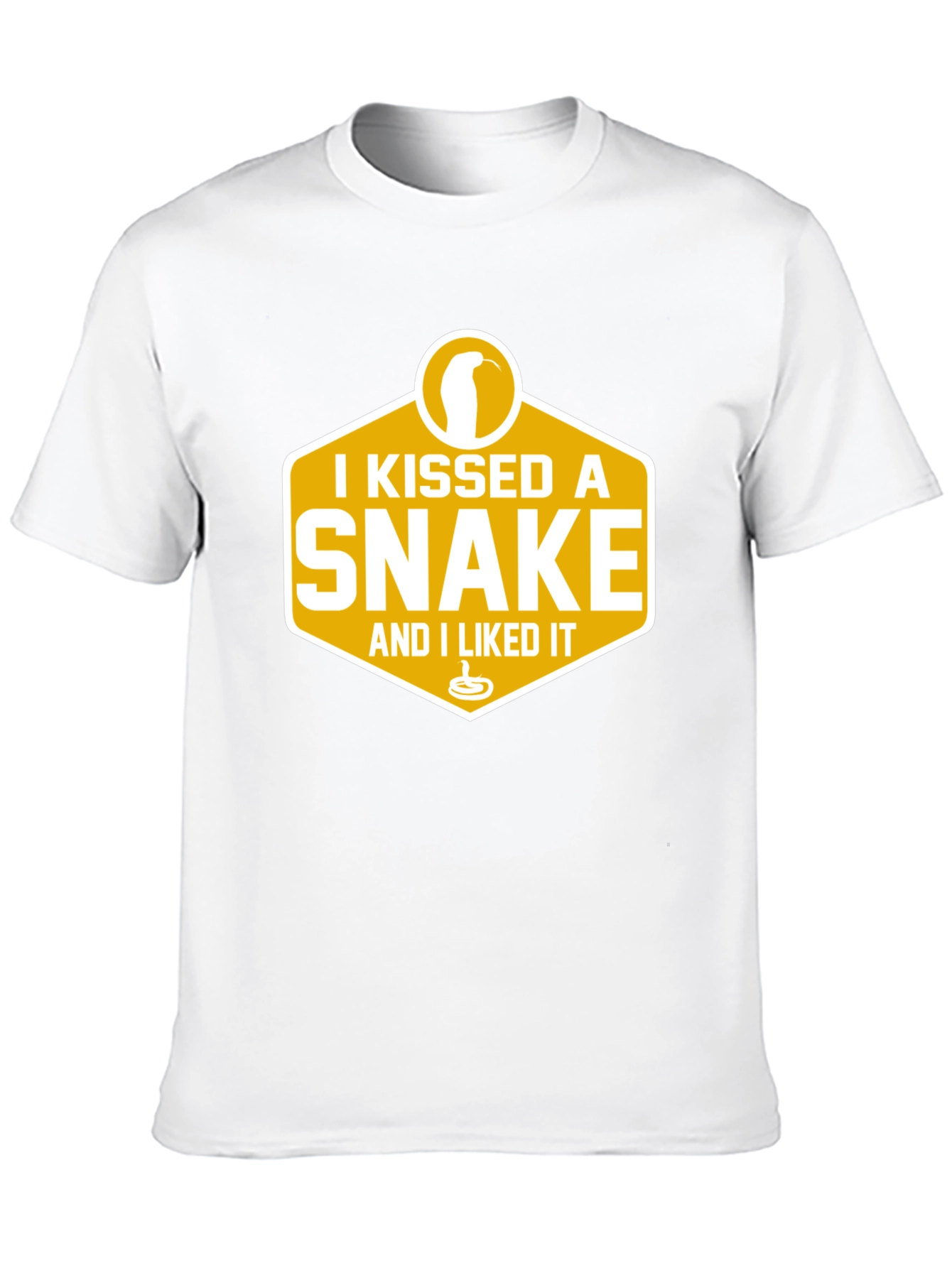 I Kissed A Snake T-Shirt - Funny Graphic Tee