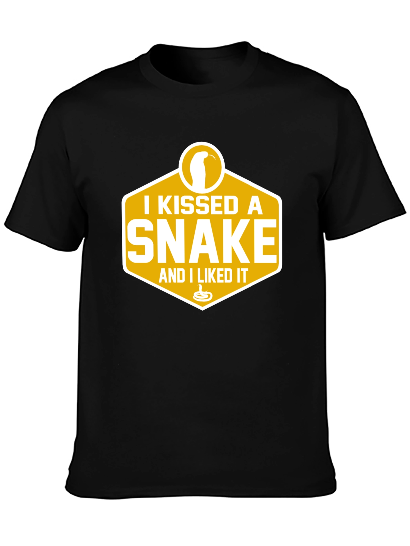 I Kissed A Snake T-Shirt - Funny Graphic Tee