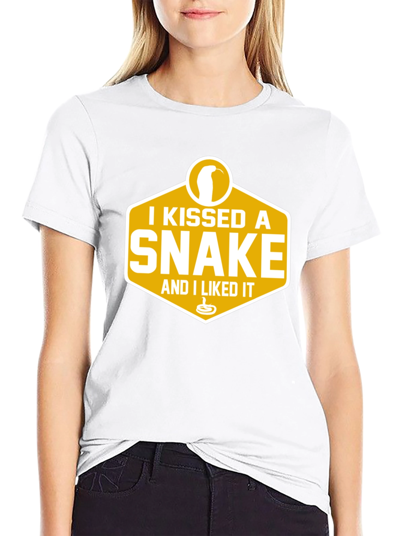 I Kissed A Snake T-Shirt - Funny Graphic Tee