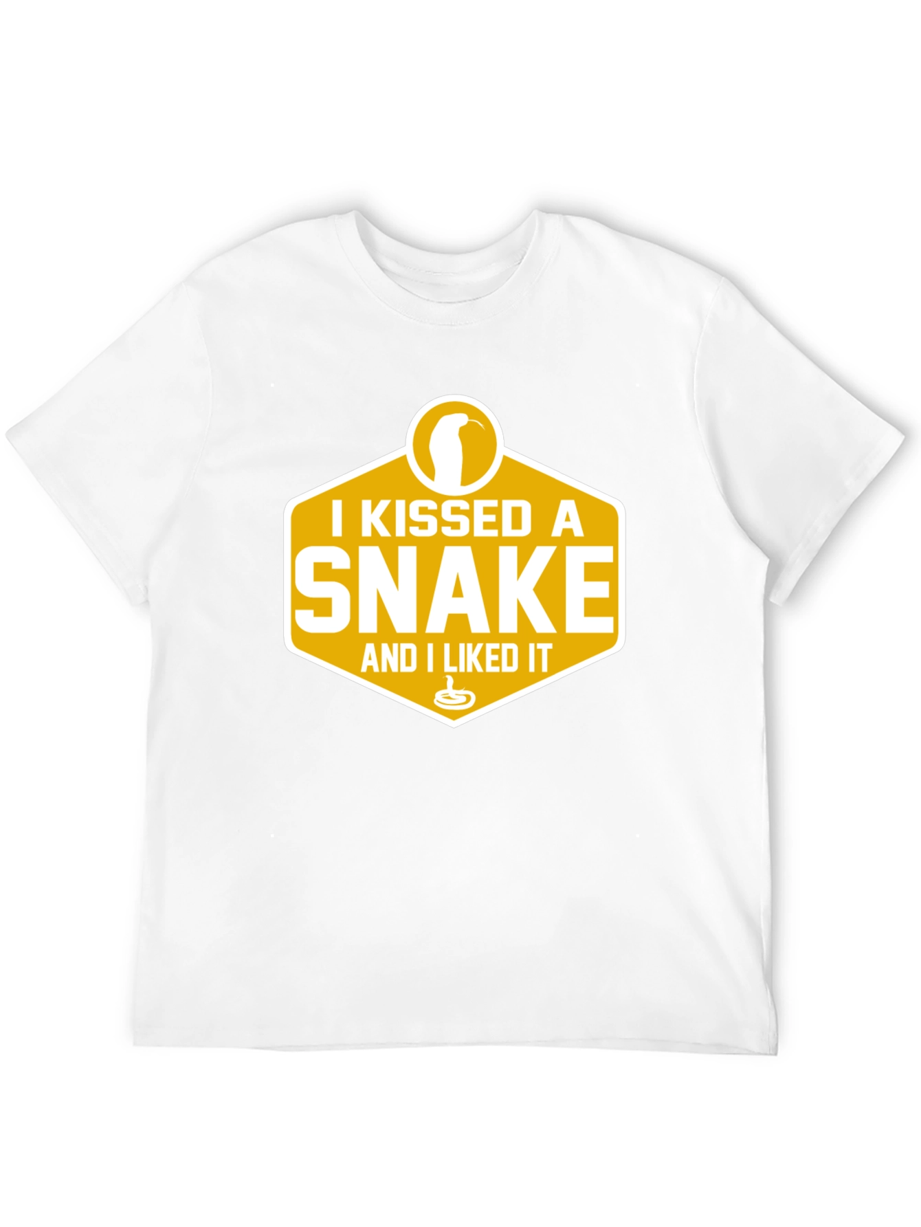 I Kissed A Snake T-Shirt - Funny Graphic Tee