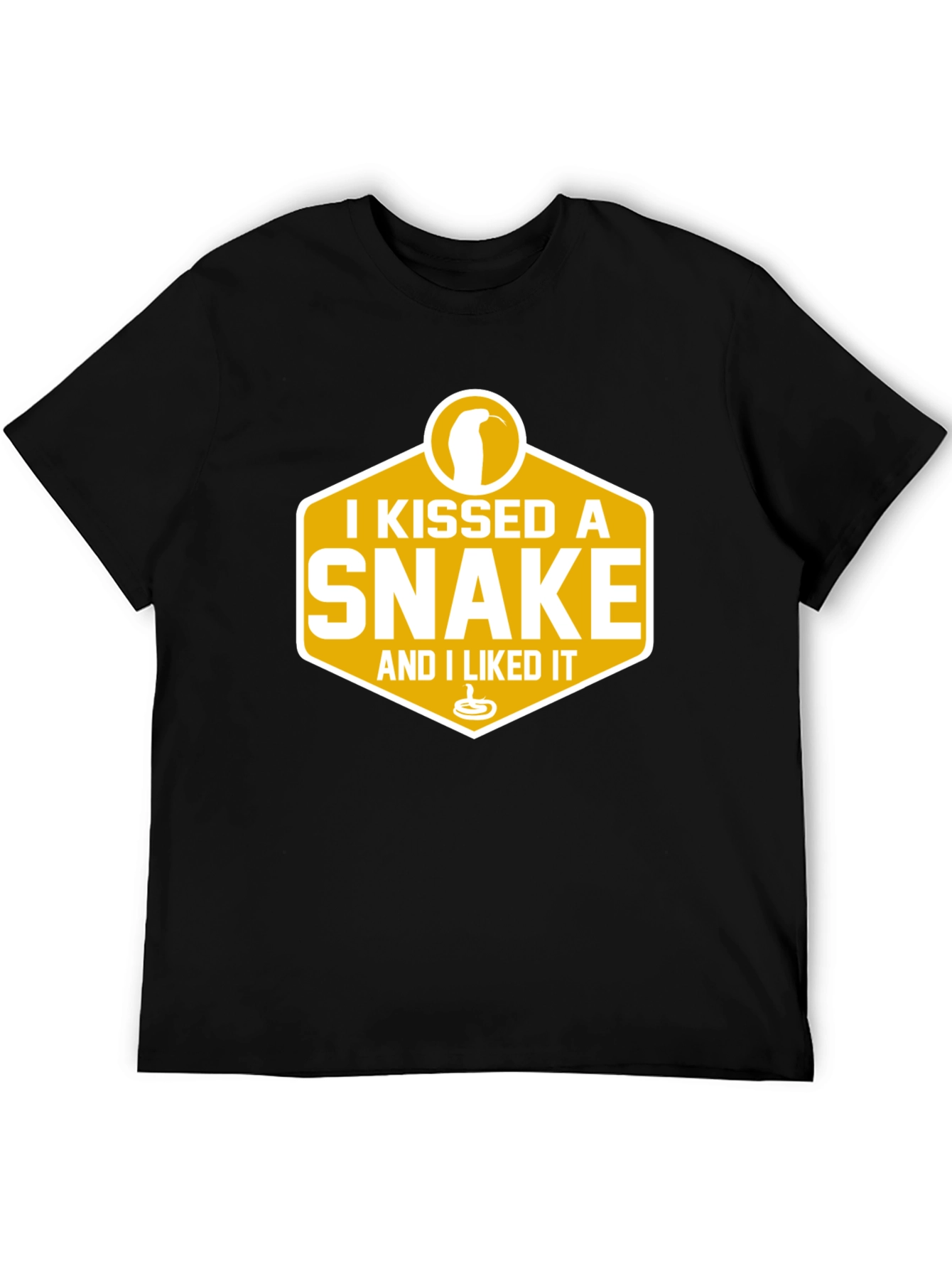 I Kissed A Snake T-Shirt - Funny Graphic Tee