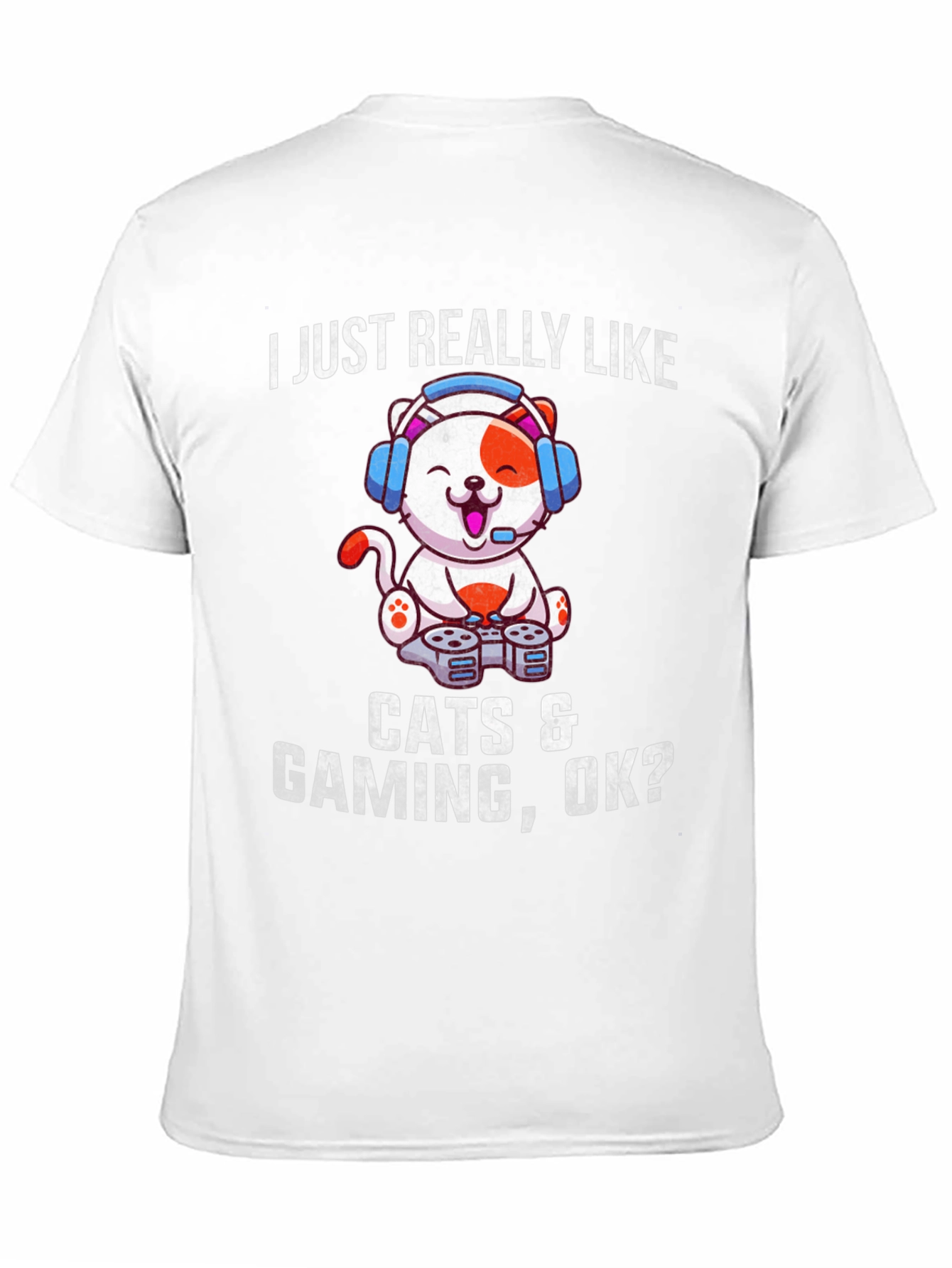Cats & Gaming T-Shirt - Gamer Cat Tee