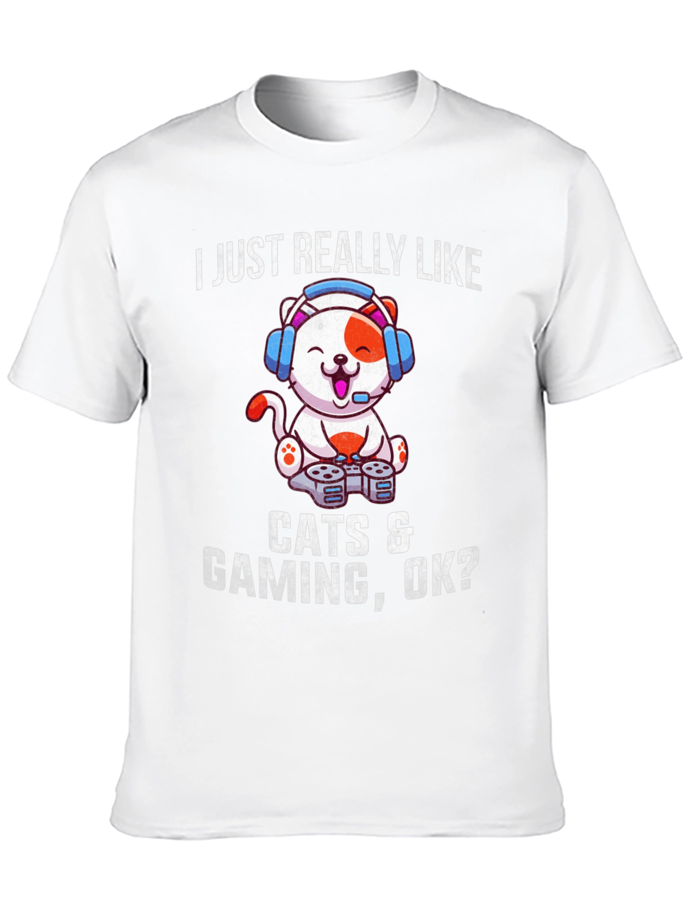 Cats & Gaming T-Shirt - Gamer Cat Tee